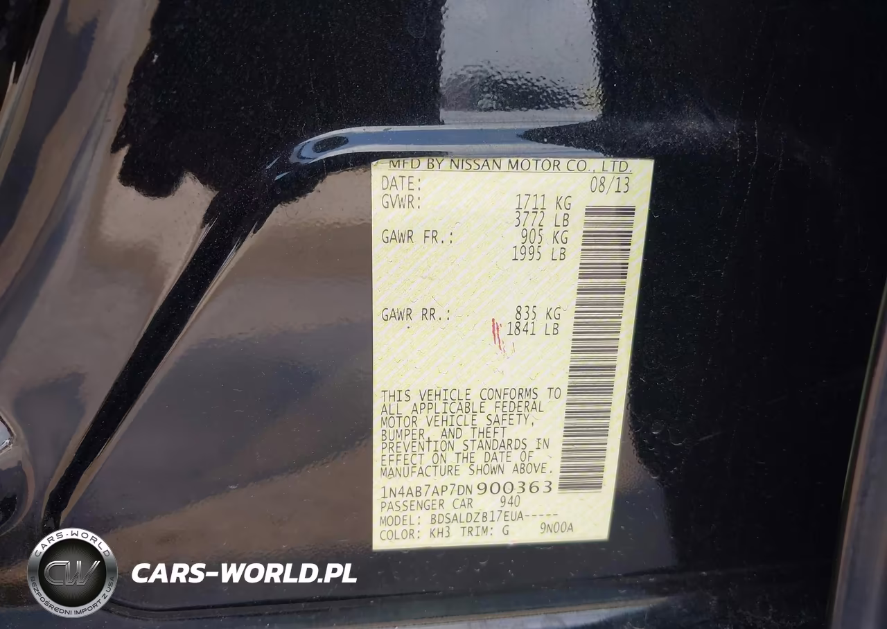 2013 Nissan Sentra Sv VIN:1N4AB7AP7DN900363 - 9