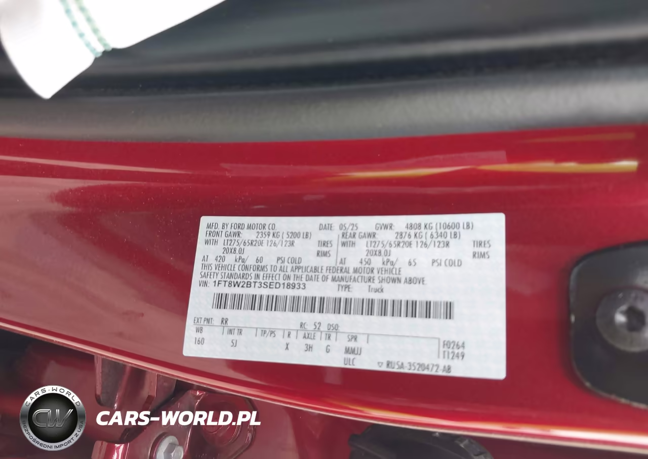 2025 Ford F-250 Lariat VIN:1FT8W2BT3SED18933 - 9