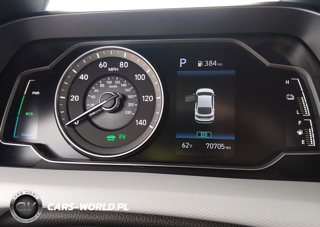 2020 Hyundai Ioniq Hybrid Blue VIN:KMHC65LC7LU220341 - 7