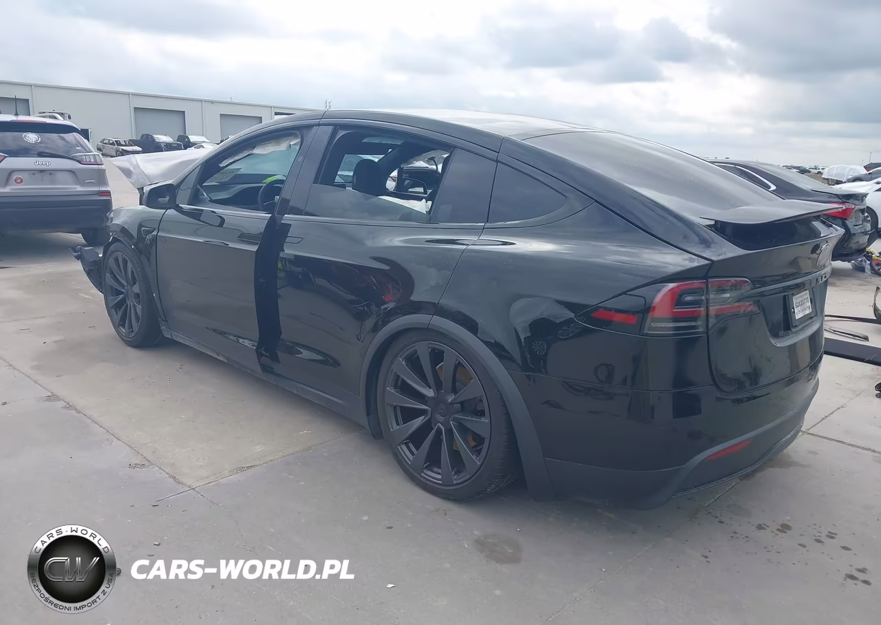 2022 Tesla Model X Plaid Tri Motor All-Wheel Drive VIN:7SAXCBE66NF345351 - 3