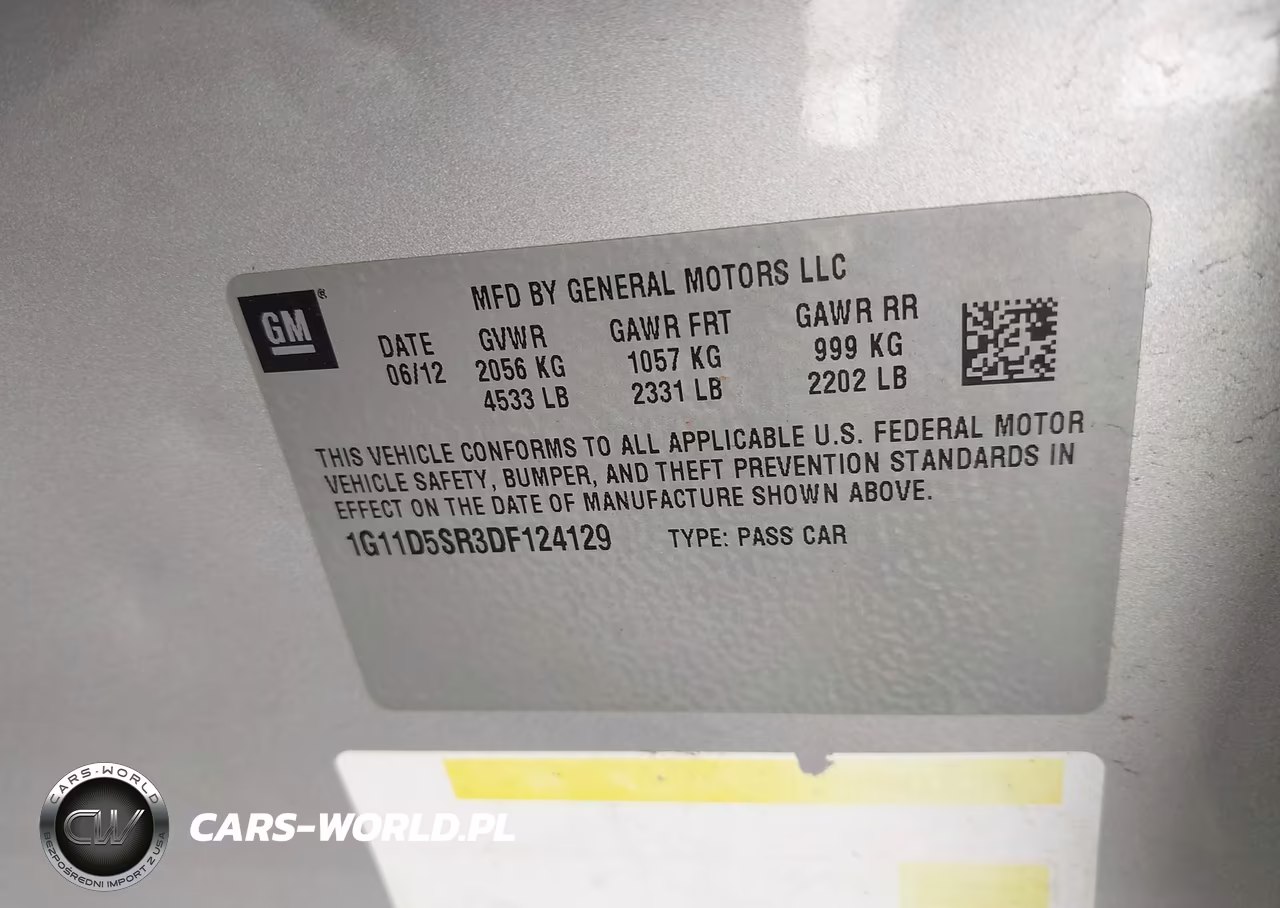 2013 Chevrolet Malibu Eco VIN:1G11D5SR3DF124129 - 9