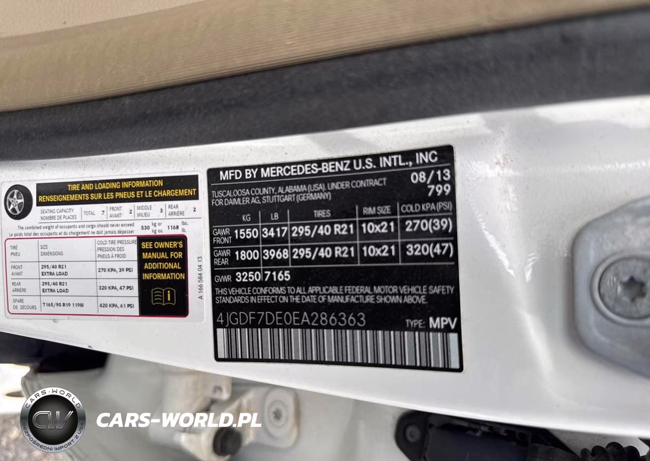 2014 Mercedes-Benz Gl 550 4Matic VIN:4JGDF7DE0EA286363 - 9