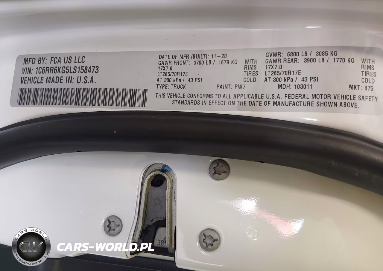 2020 Ram 1500 Classic Tradesman 4X2 5'7 Box VIN:1C6RR6KG5LS158473 - 9