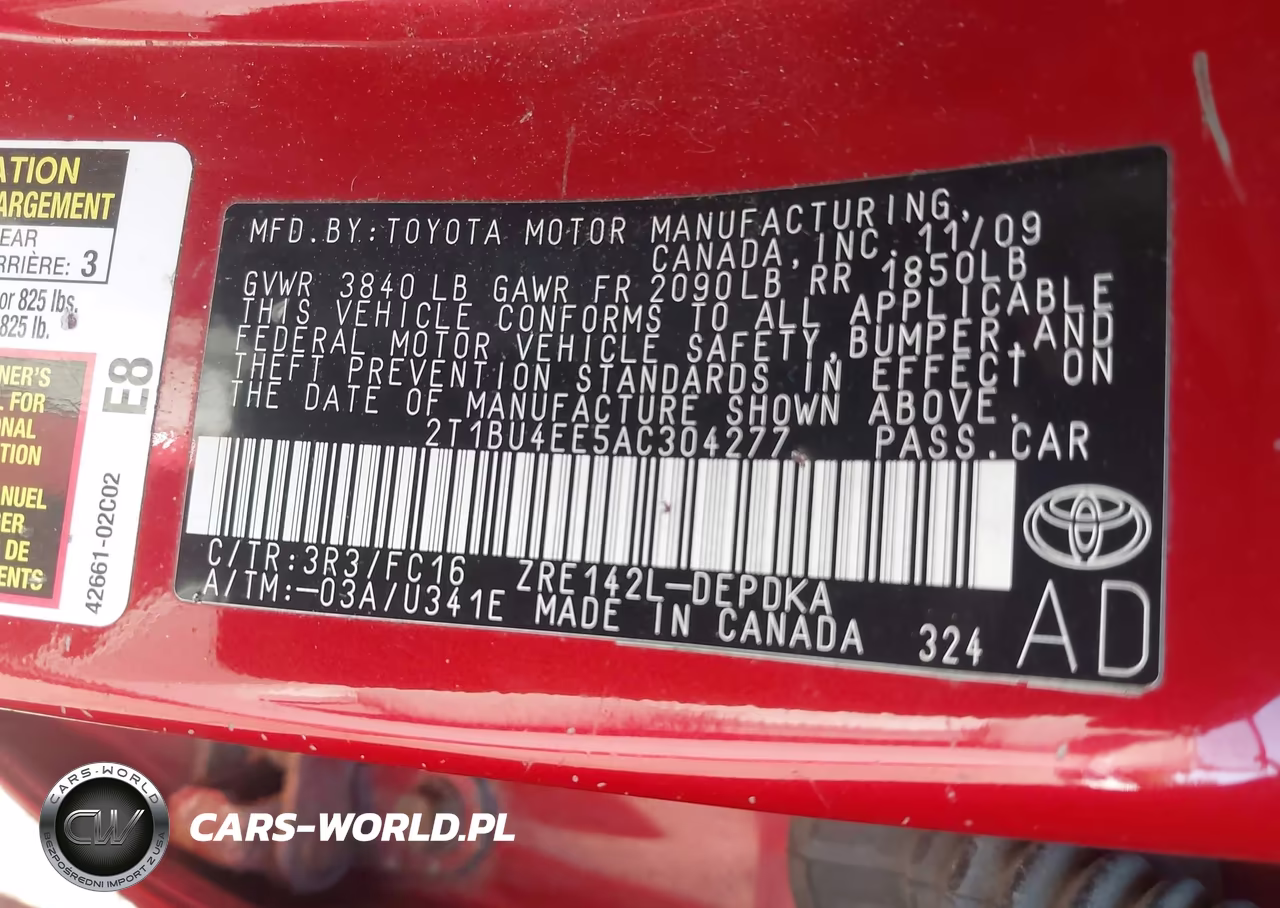 2010 Toyota Corolla Le VIN:2T1BU4EE5AC304277 - 9