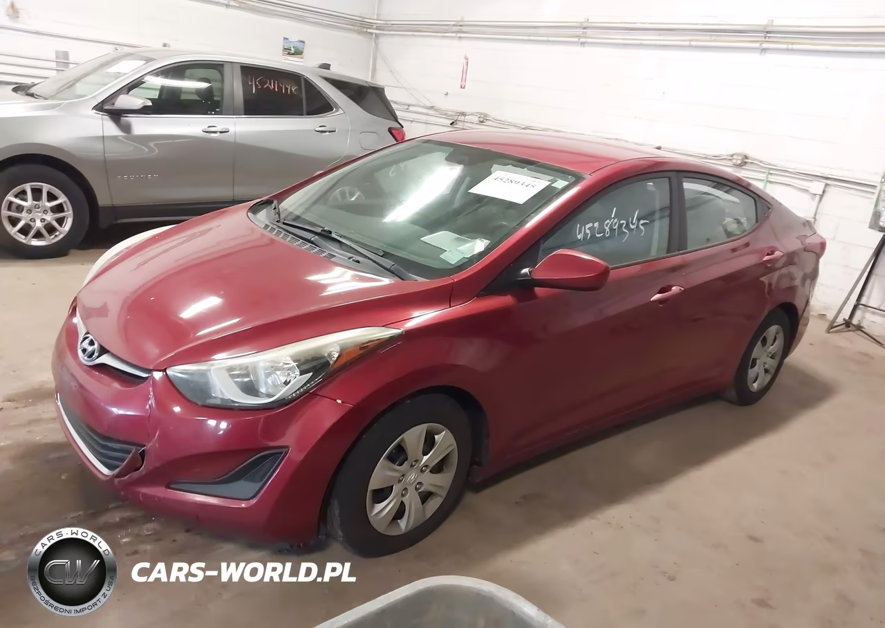 2016 Hyundai Elantra Se VIN:5NPDH4AE8GH706710 - 2