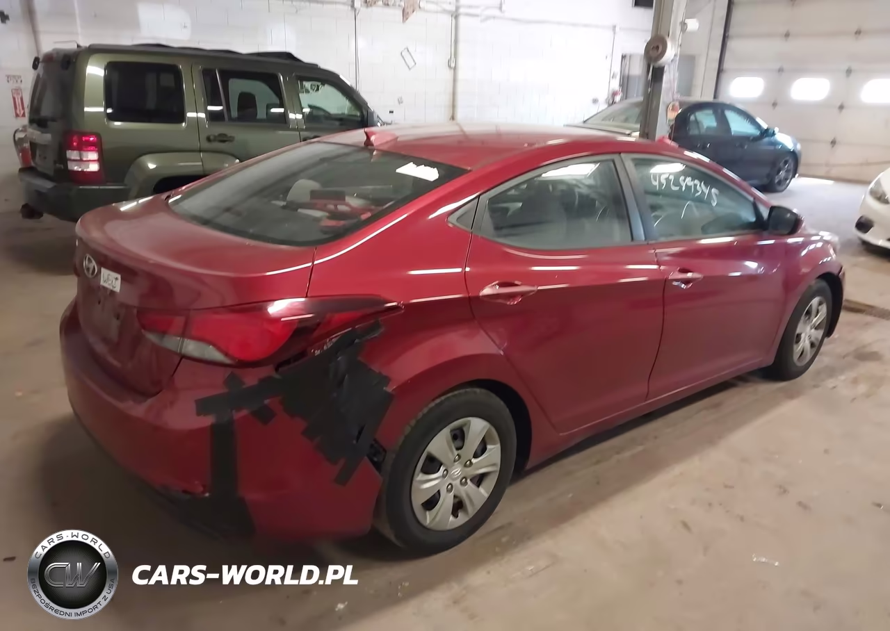 2016 Hyundai Elantra Se VIN:5NPDH4AE8GH706710 - 4