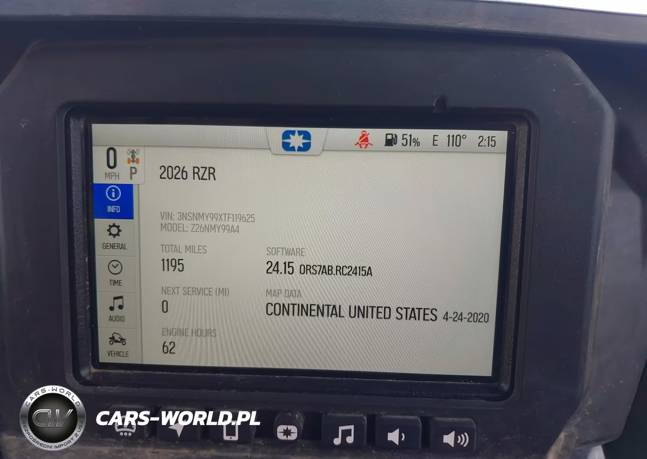 2026 Polaris Rzr Xp S4 1000 VIN:3NSNMY99XTF119625 - 7