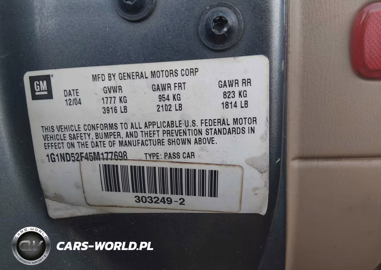 2005 Chevrolet Classic VIN:1G1ND52F45M177698 - 9