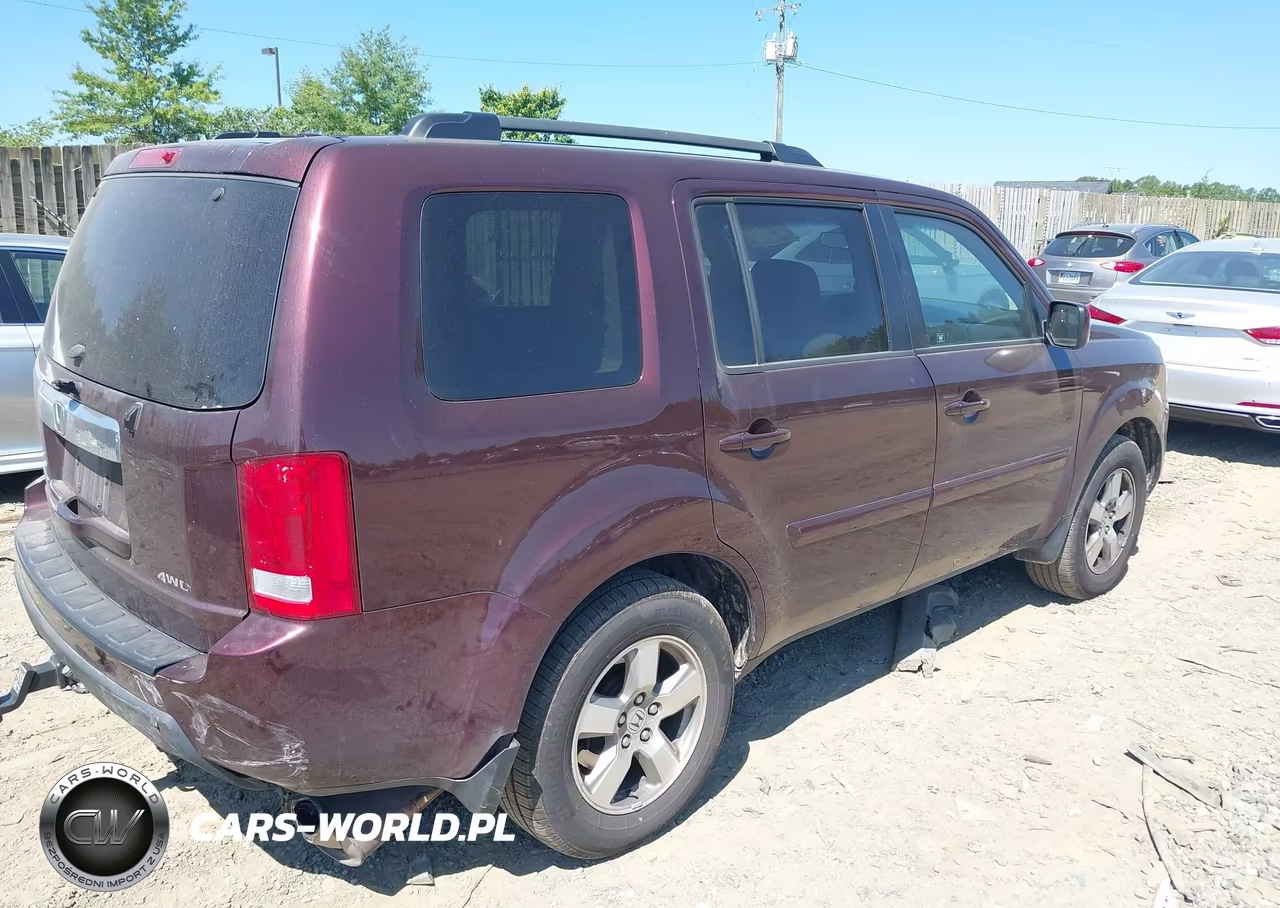 2009 Honda Pilot Ex VIN:5FNYF48439B047716 - 4