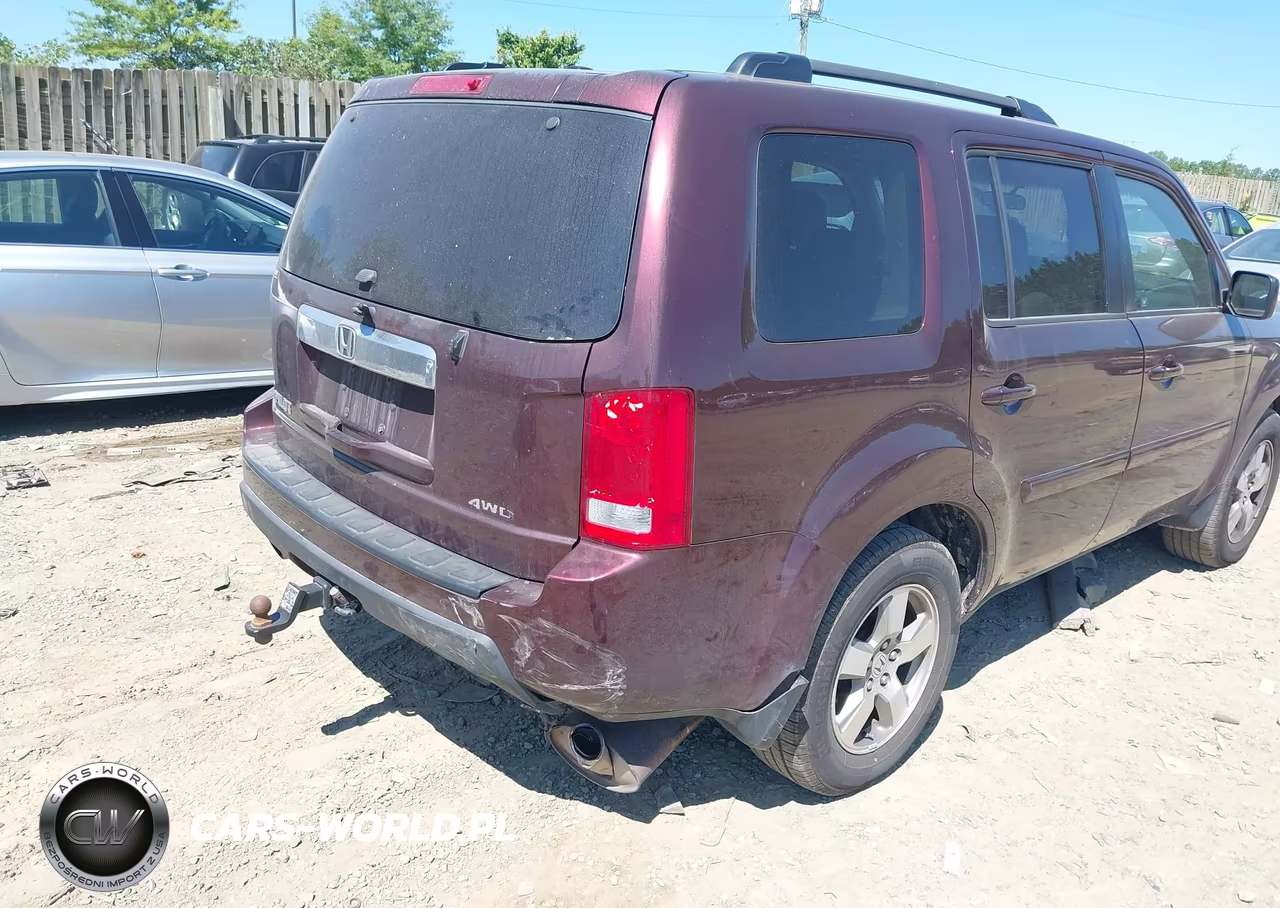 2009 Honda Pilot Ex VIN:5FNYF48439B047716 - 6