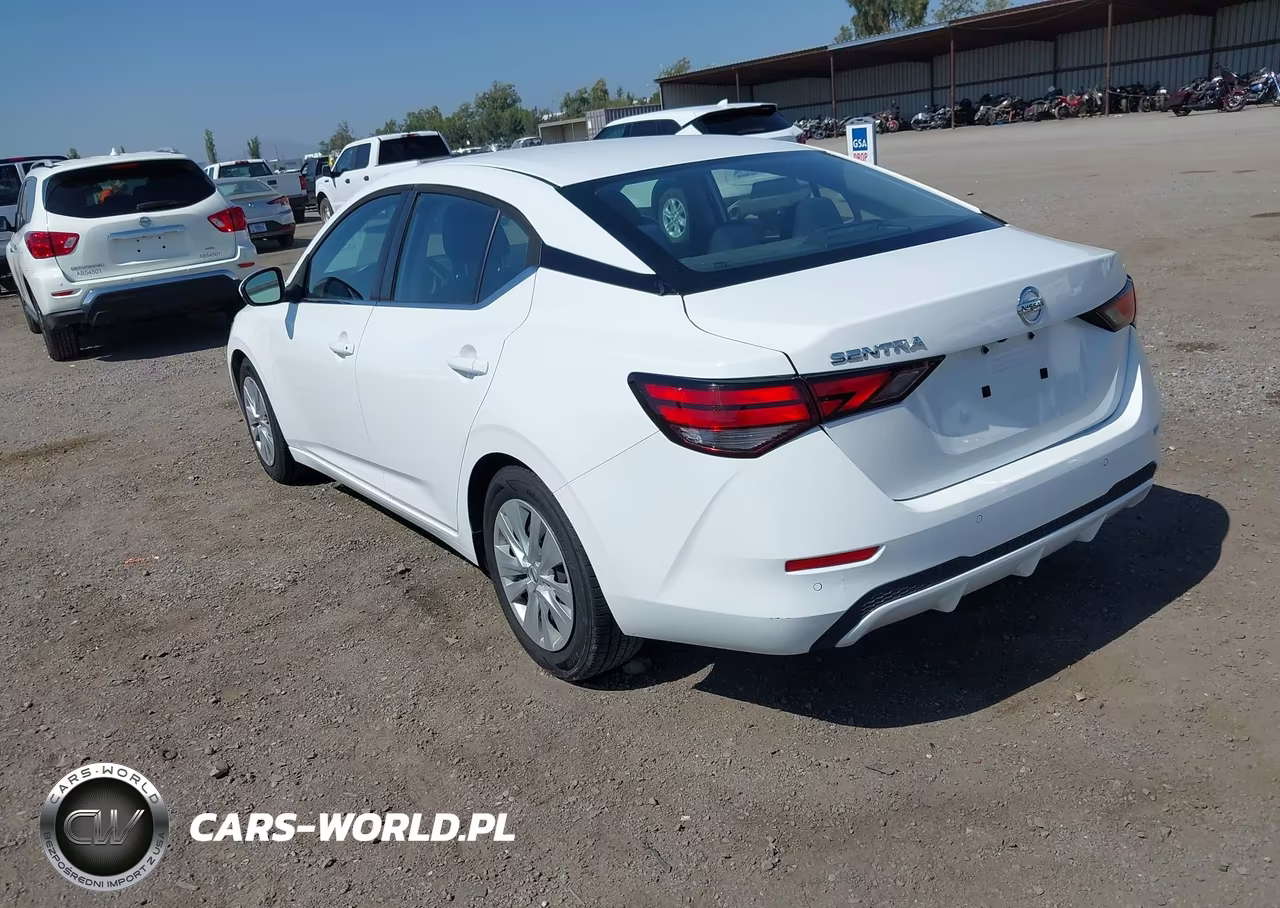 2022 Nissan Sentra S Xtronic Cvt VIN:3N1AB8BV5NY286448 - 3