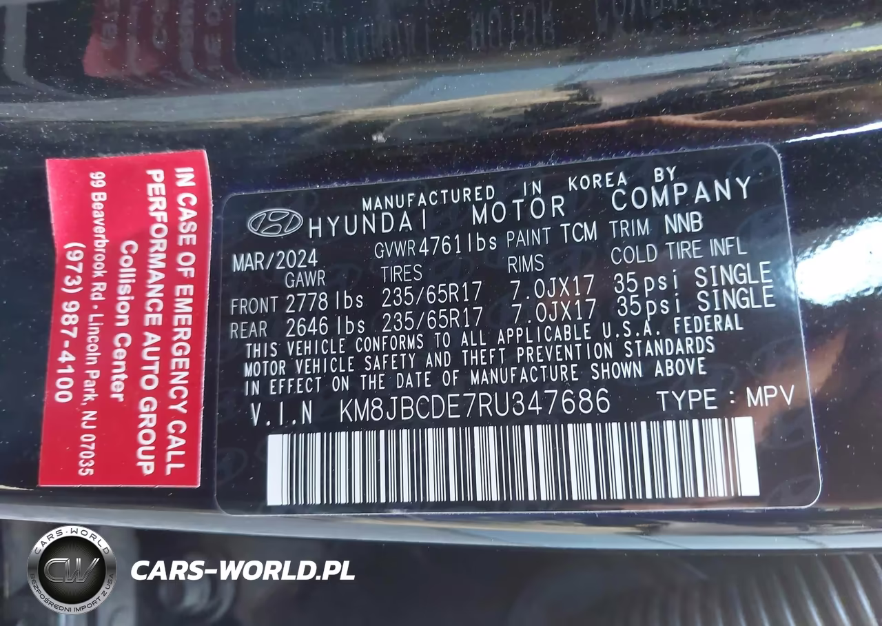 2024 Hyundai Tucson Sel VIN:KM8JBCDE7RU347686 - 9