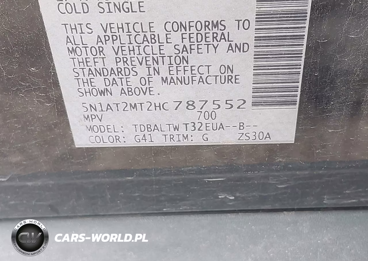 2017 Nissan Rogue Sv VIN:5N1AT2MT2HC787552 - 9