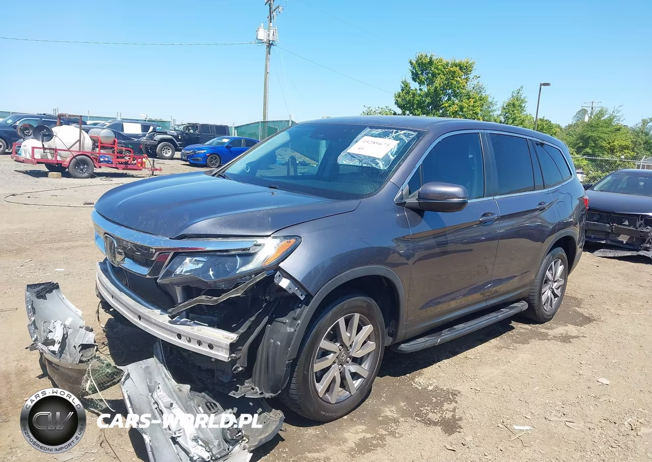 2021 Honda Pilot Awd Ex VIN:5FNYF6H39MB014618 - 2