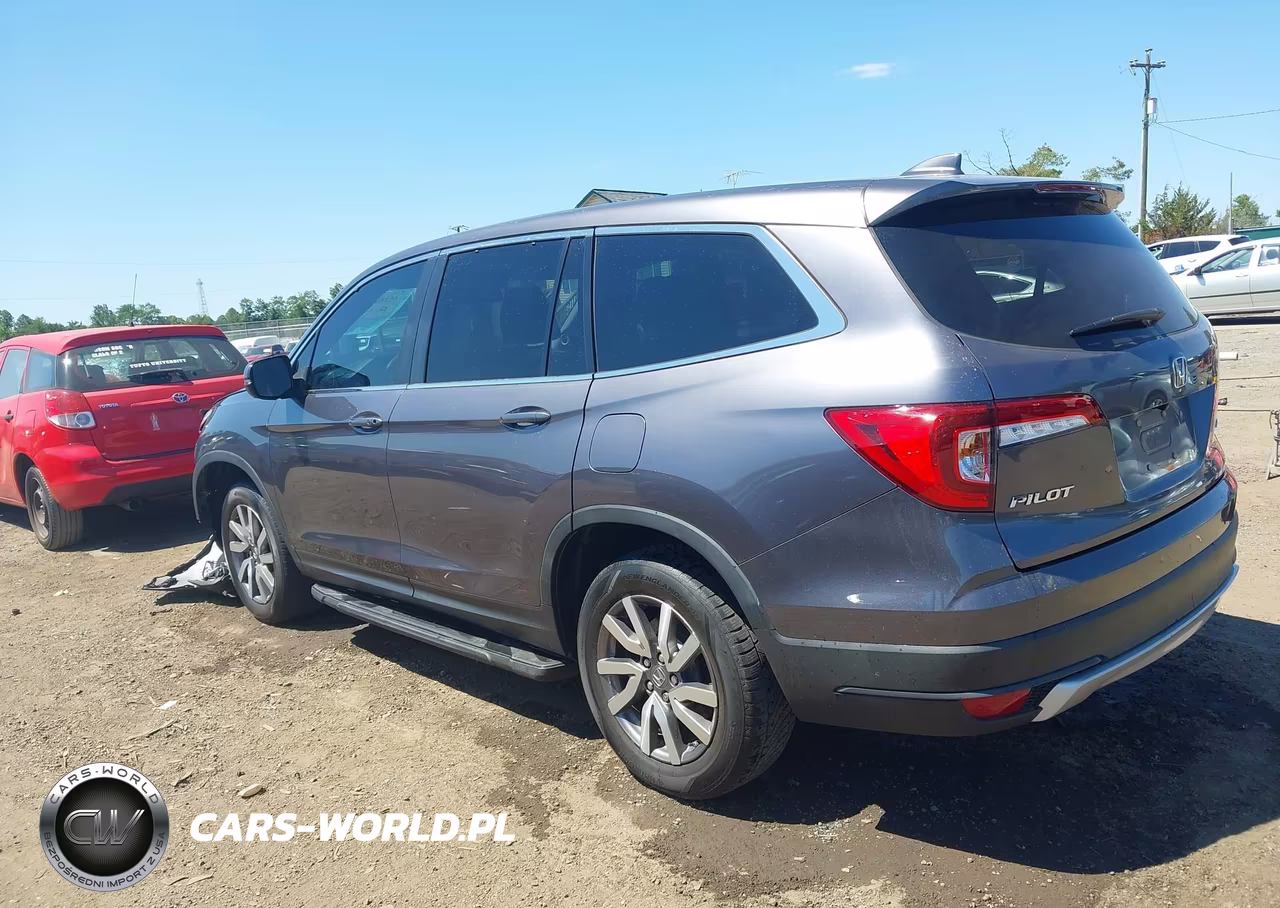 2021 Honda Pilot Awd Ex VIN:5FNYF6H39MB014618 - 3