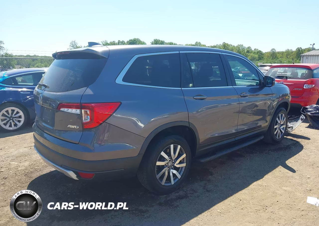 2021 Honda Pilot Awd Ex VIN:5FNYF6H39MB014618 - 4