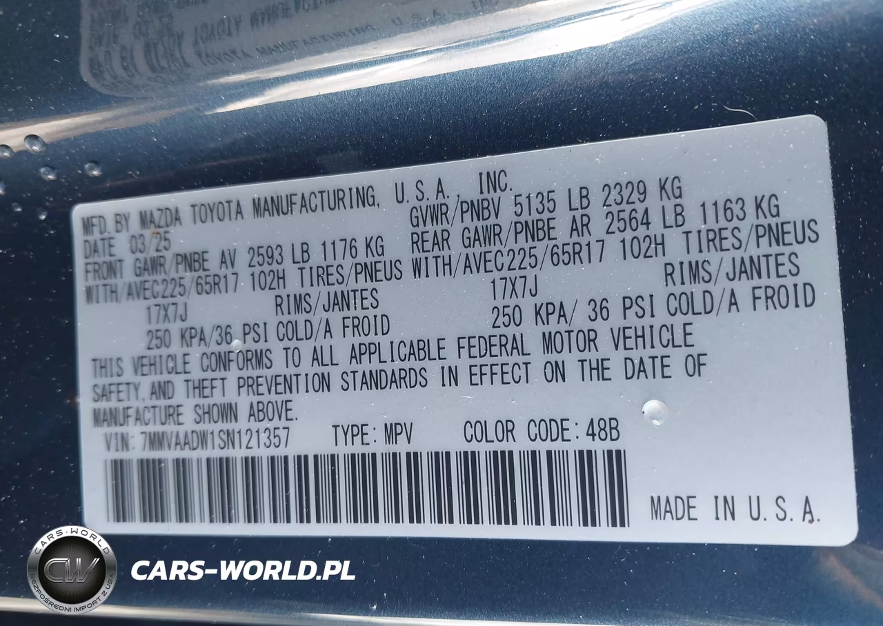 2025 Mazda Cx-50 Hybrid Premium Package VIN:7MMVAADW1SN121357 - 9