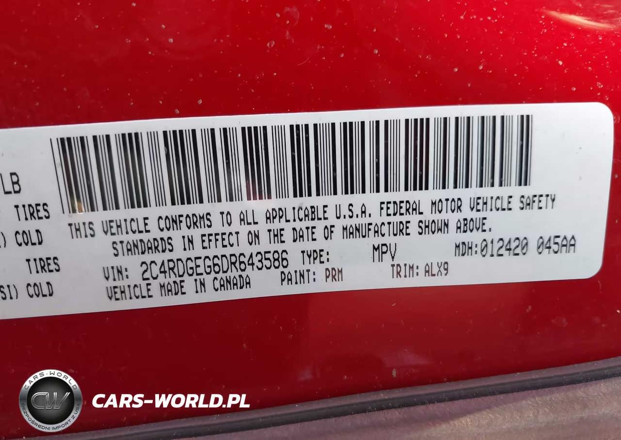 2013 Dodge Grand Caravan R-T VIN:2C4RDGEG6DR643586 - 9