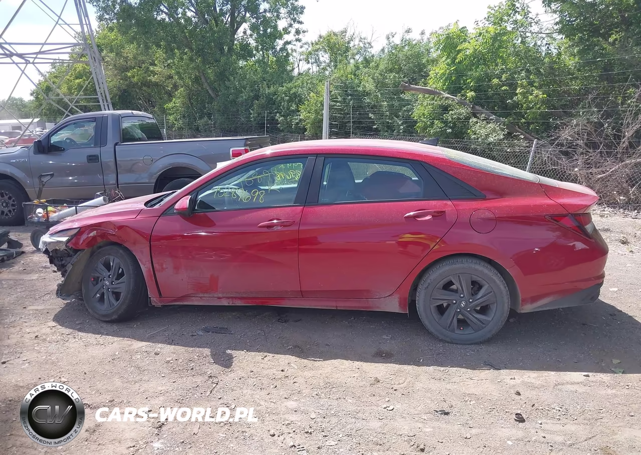 2021 Hyundai Elantra Sel VIN:KMHLS4AG6MU168942 - 14