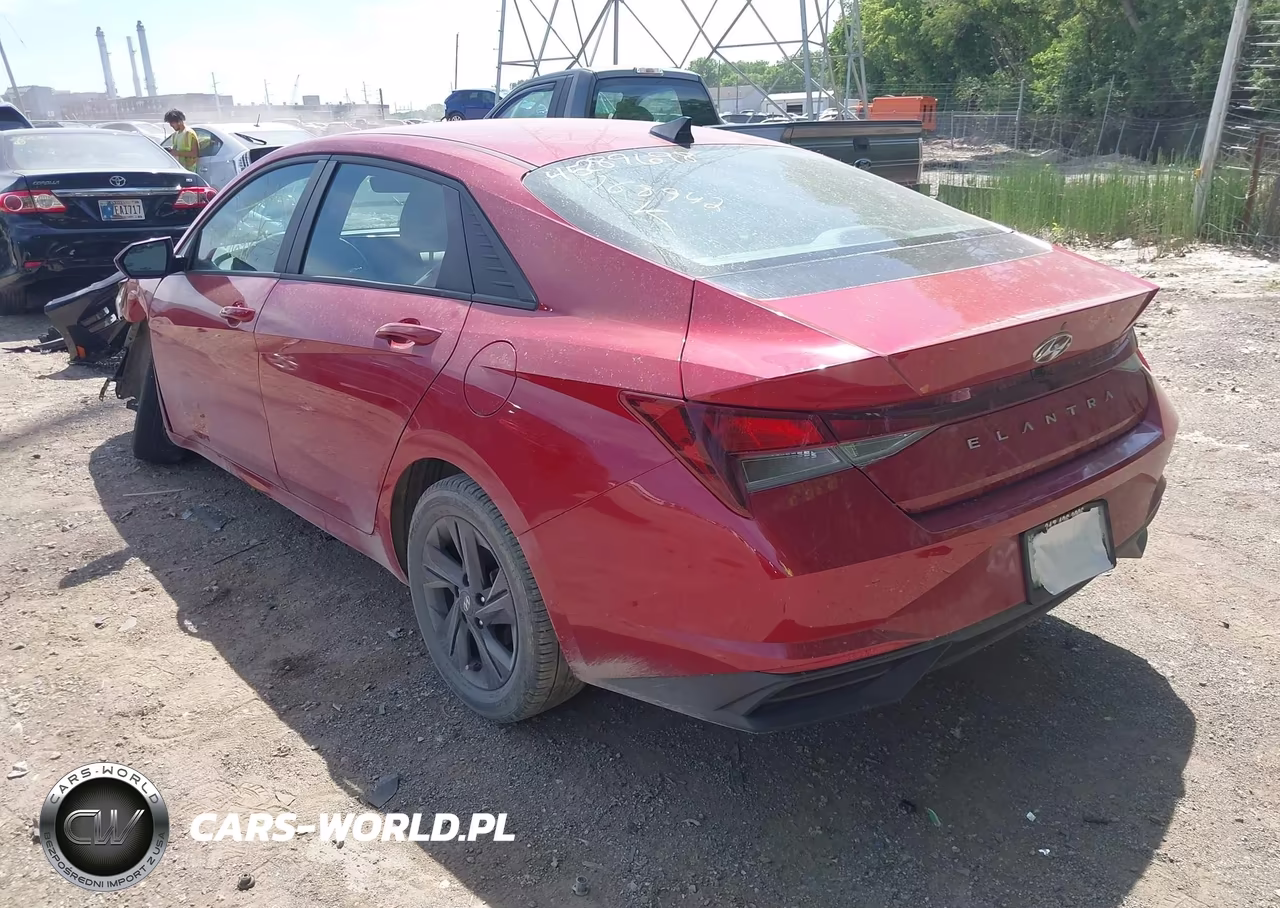 2021 Hyundai Elantra Sel VIN:KMHLS4AG6MU168942 - 3
