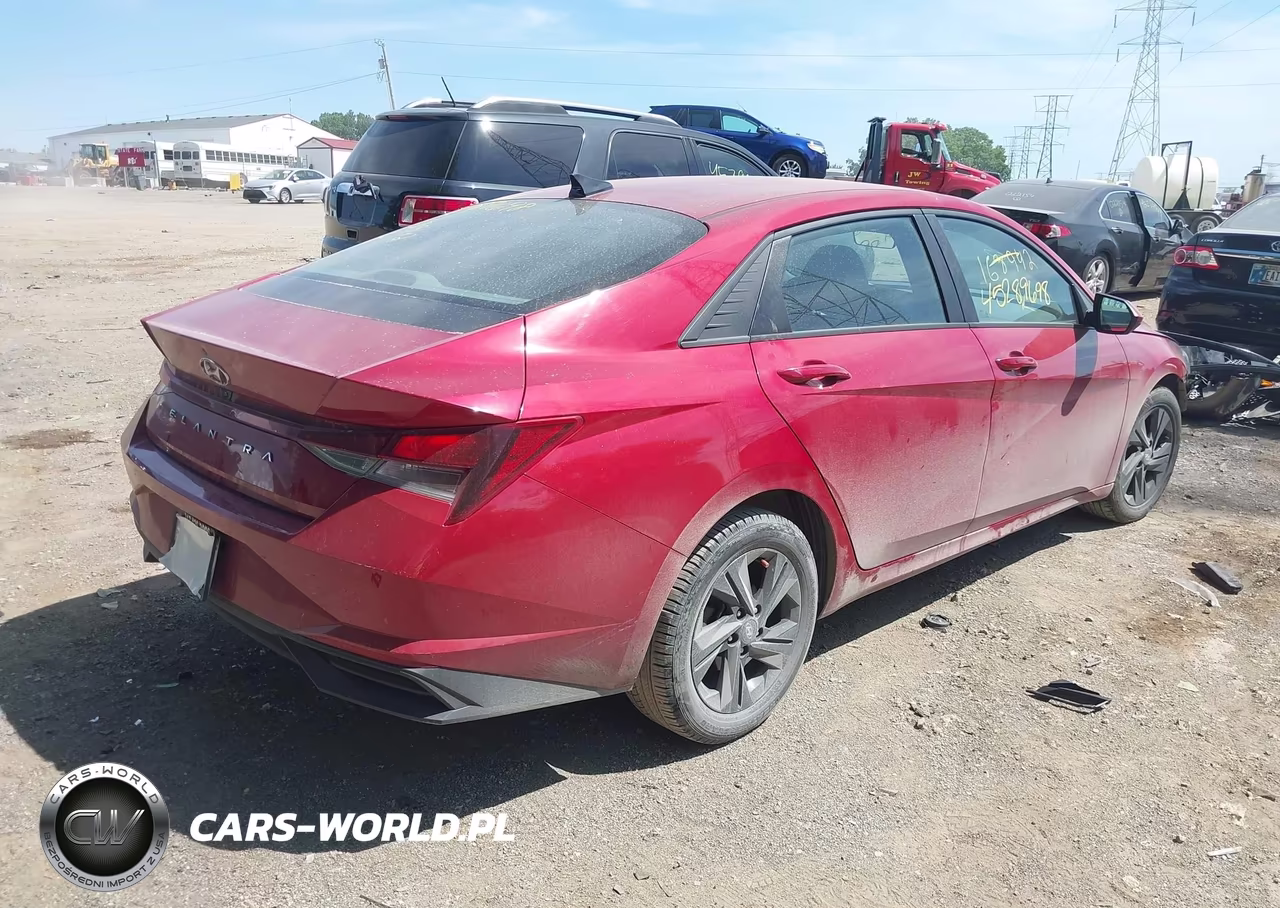 2021 Hyundai Elantra Sel VIN:KMHLS4AG6MU168942 - 4