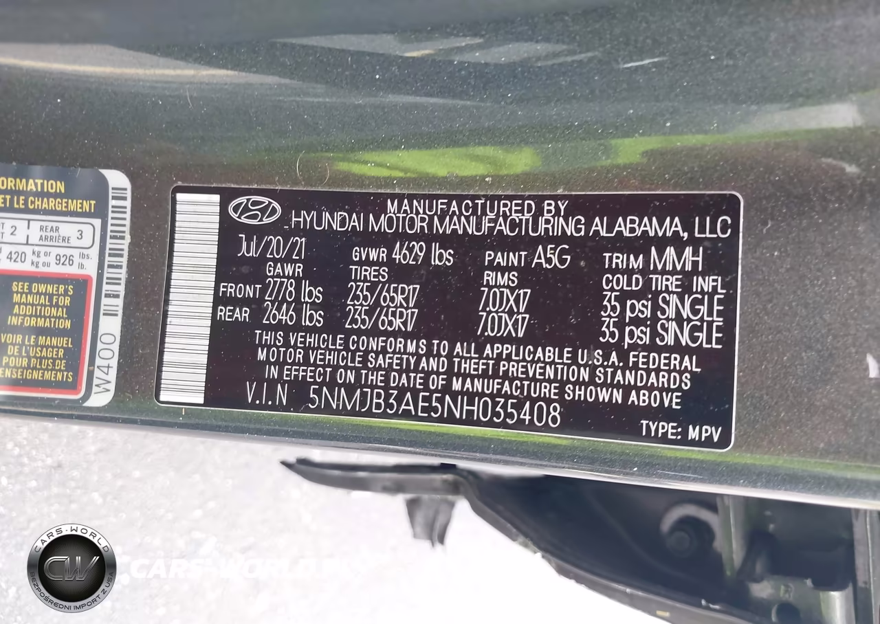 2022 Hyundai Tucson Sel VIN:5NMJB3AE5NH035408 - 9
