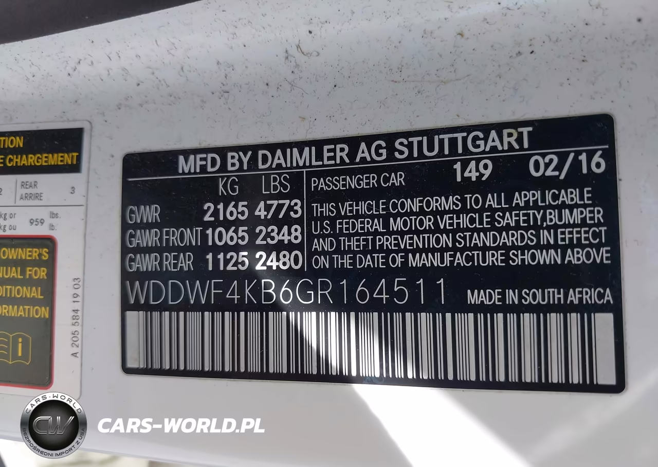 2016 Mercedes-Benz C 300 4Matic VIN:WDDWF4KB6GR164511 - 9