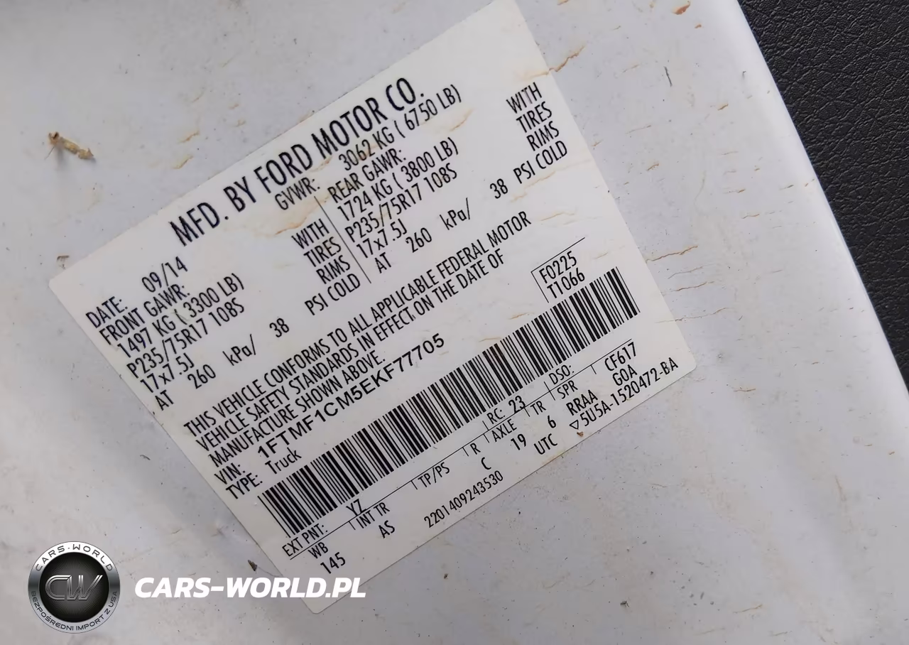 2014 Ford F-150 Xl VIN:1FTMF1CM5EKF77705 - 9