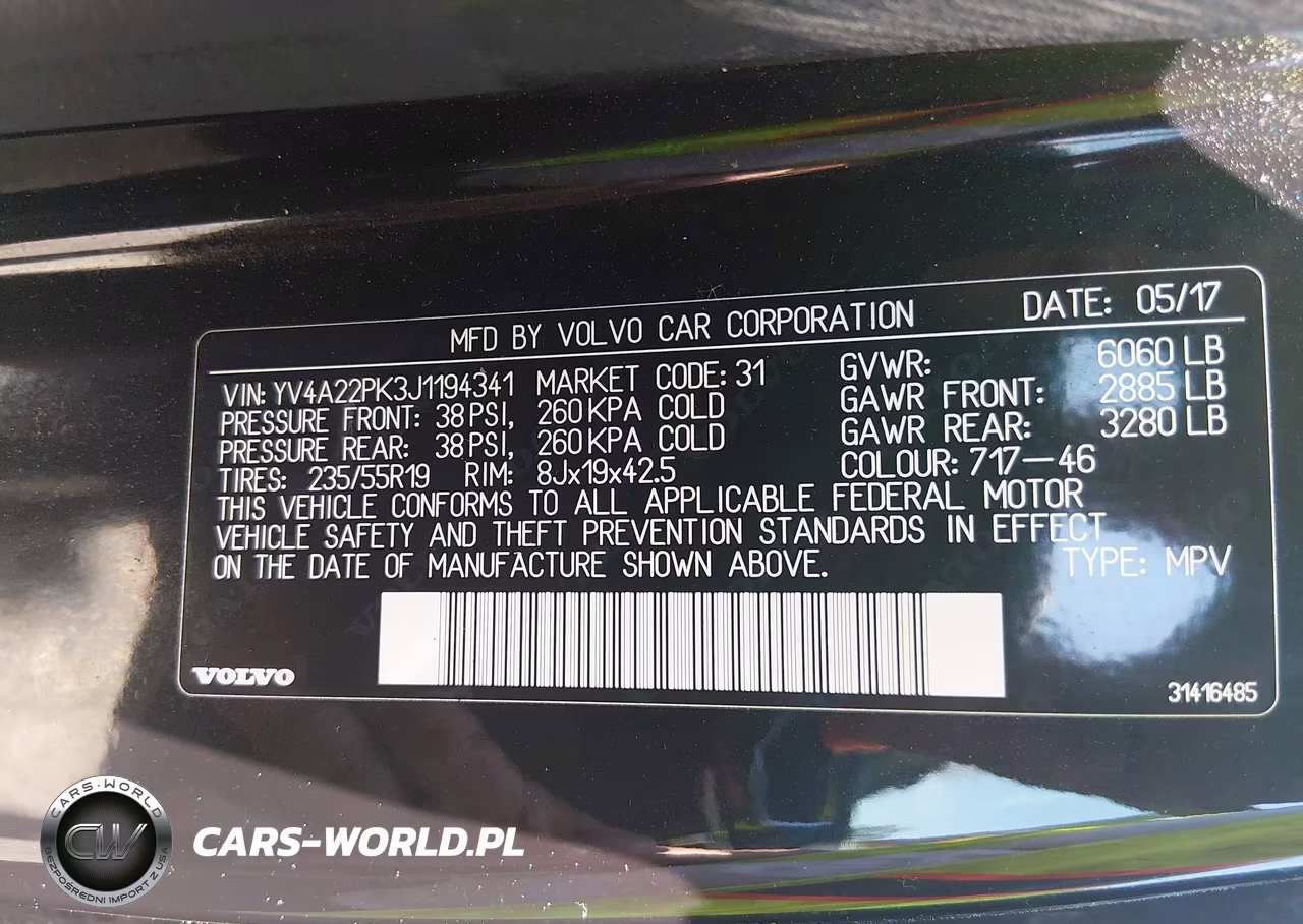 2018 Volvo Xc90 T6 Momentum VIN:YV4A22PK3J1194341 - 9