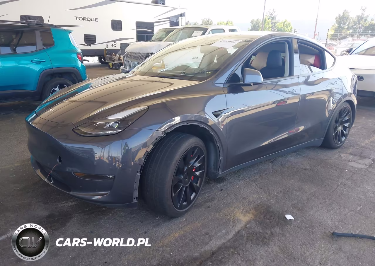 2021 Tesla Model Y Long Range Dual Motor All-Wheel Drive VIN:5YJYGDEE4MF182397 - 2