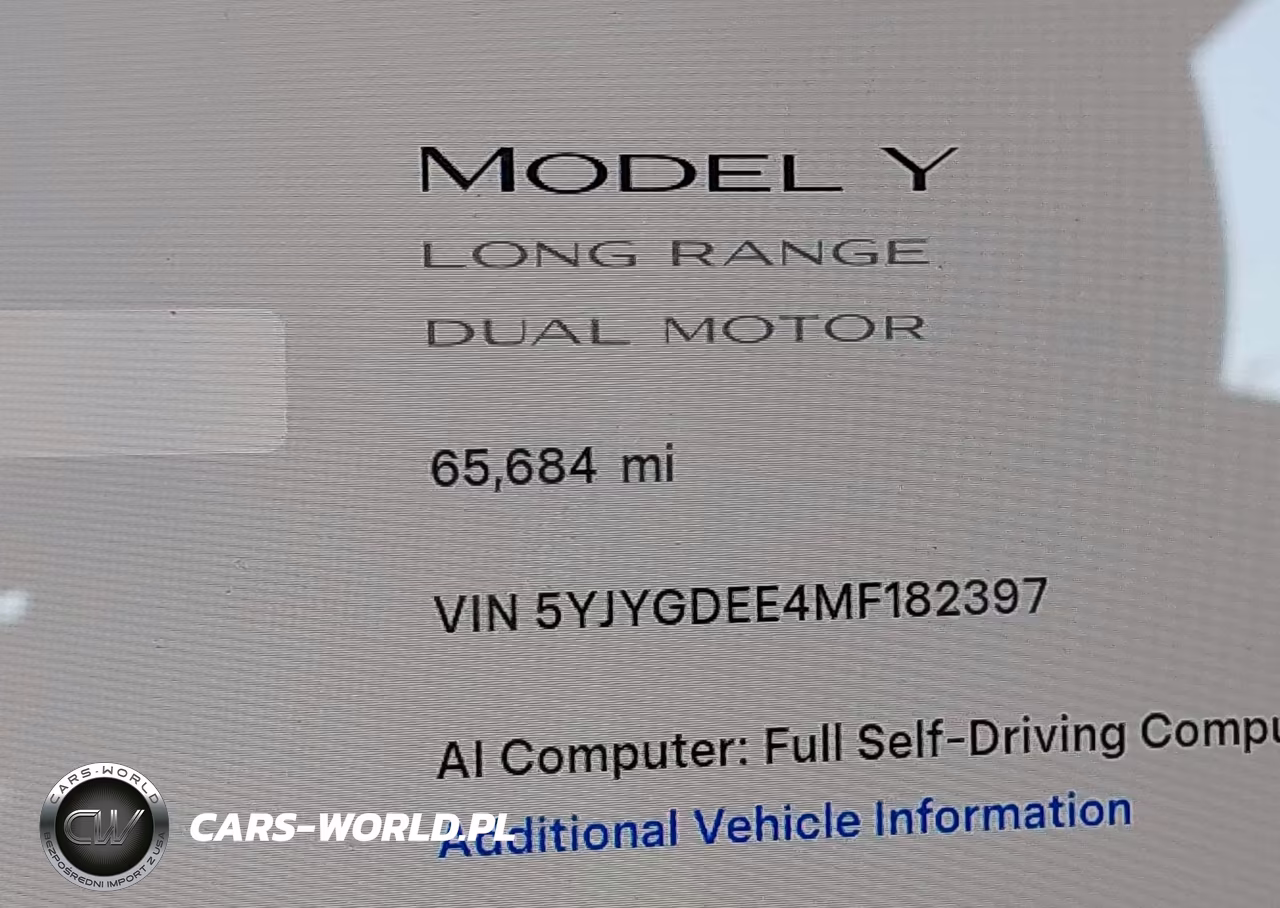 2021 Tesla Model Y Long Range Dual Motor All-Wheel Drive VIN:5YJYGDEE4MF182397 - 7