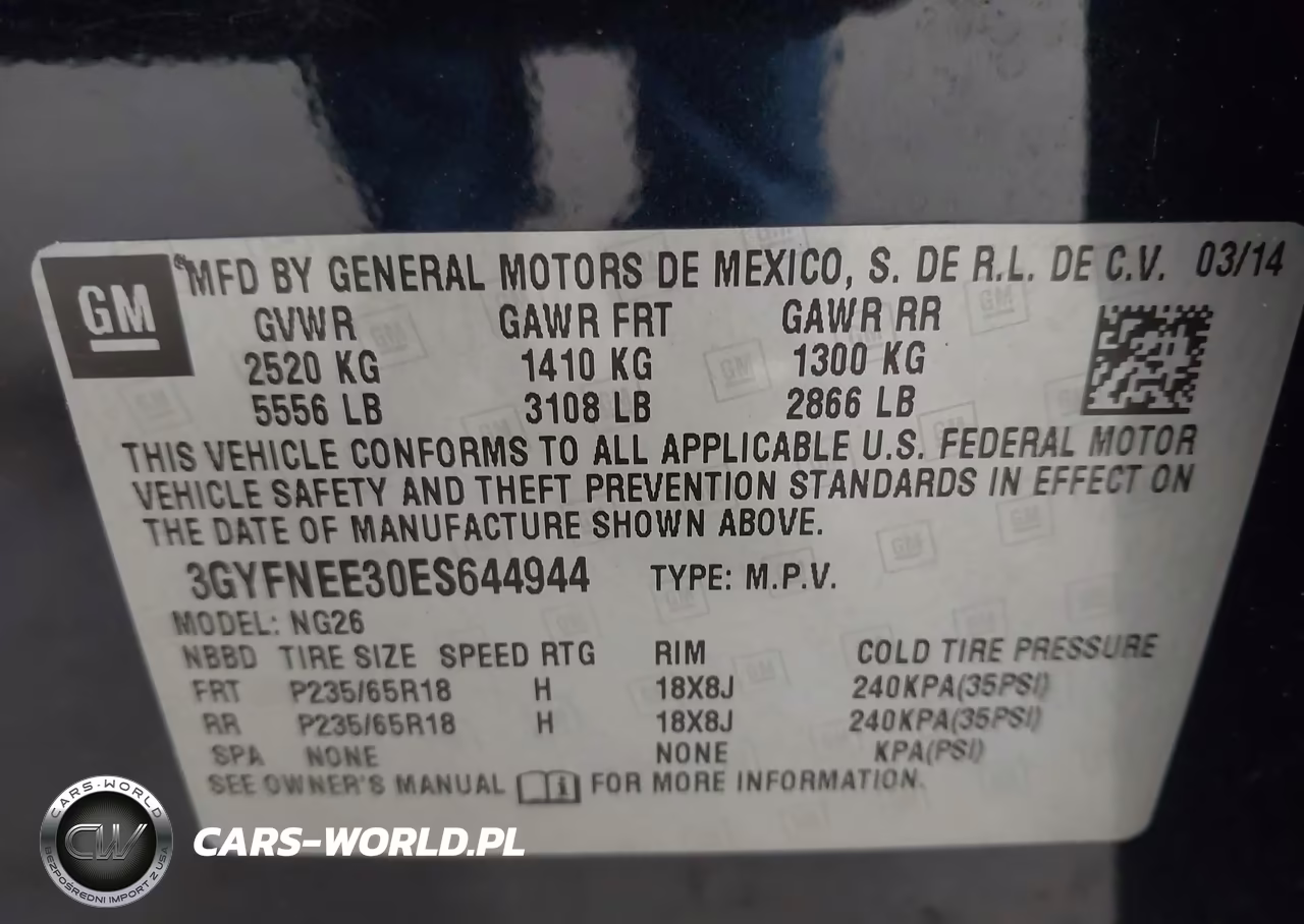 2014 Cadillac Srx Luxury Collection VIN:3GYFNEE30ES644944 - 9