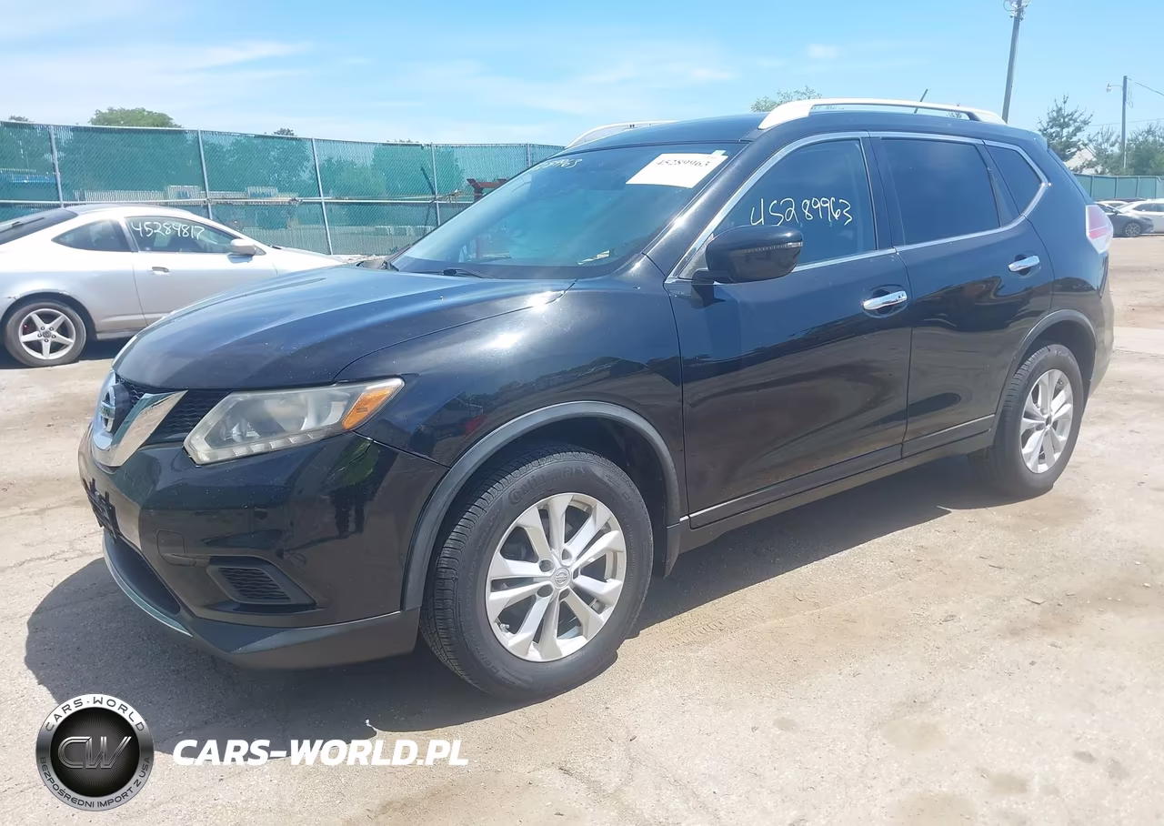 2016 Nissan Rogue Sv VIN:KNMAT2MV1GP596928 - 2