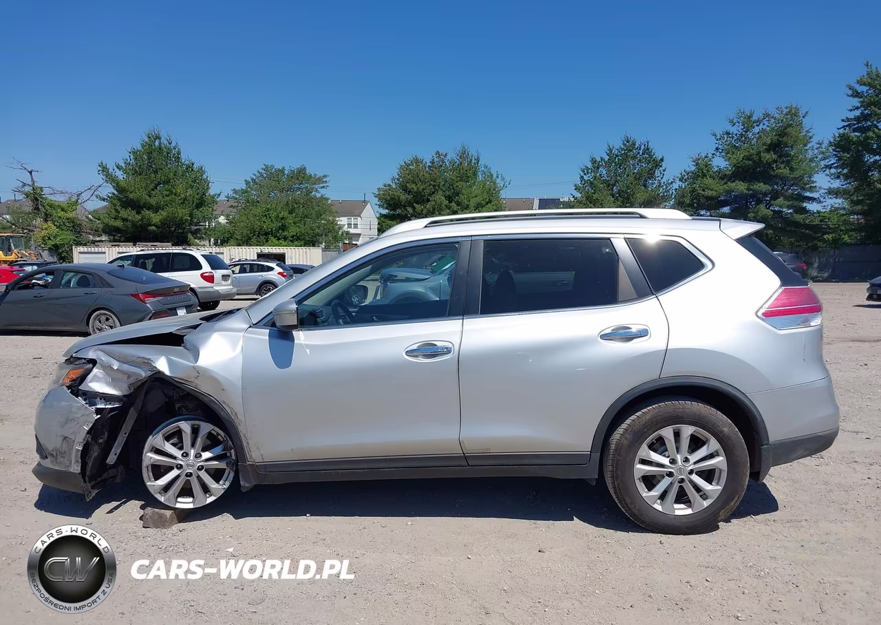 2015 Nissan Rogue Sv VIN:KNMAT2MT1FP575431 - 14
