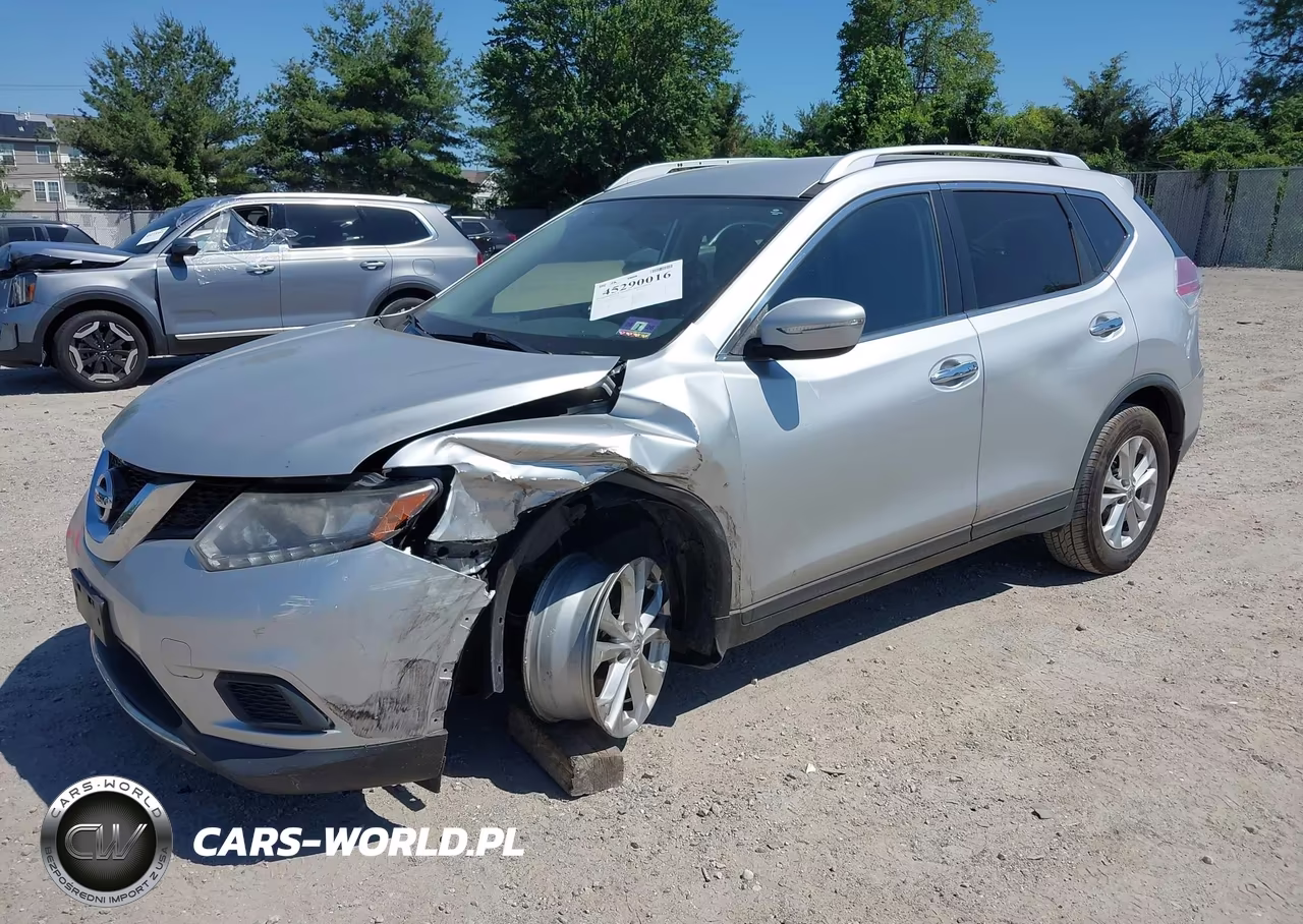 2015 Nissan Rogue Sv VIN:KNMAT2MT1FP575431 - 2
