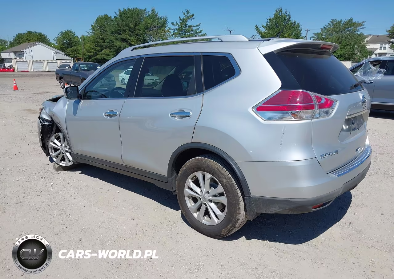 2015 Nissan Rogue Sv VIN:KNMAT2MT1FP575431 - 3
