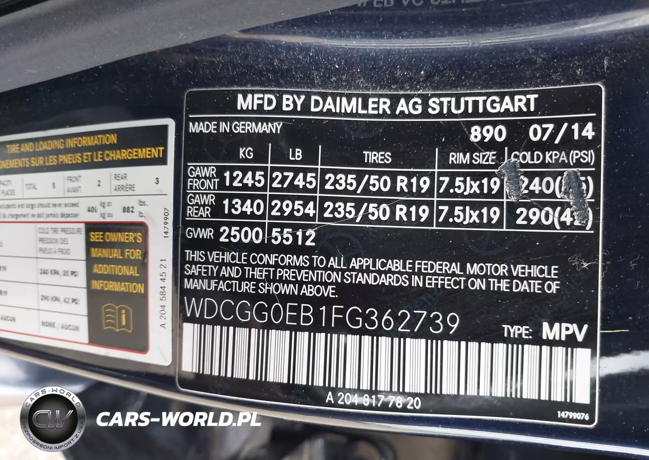 2015 Mercedes-Benz Glk 250 Bluetec 4Matic VIN:WDCGG0EB1FG362739 - 9