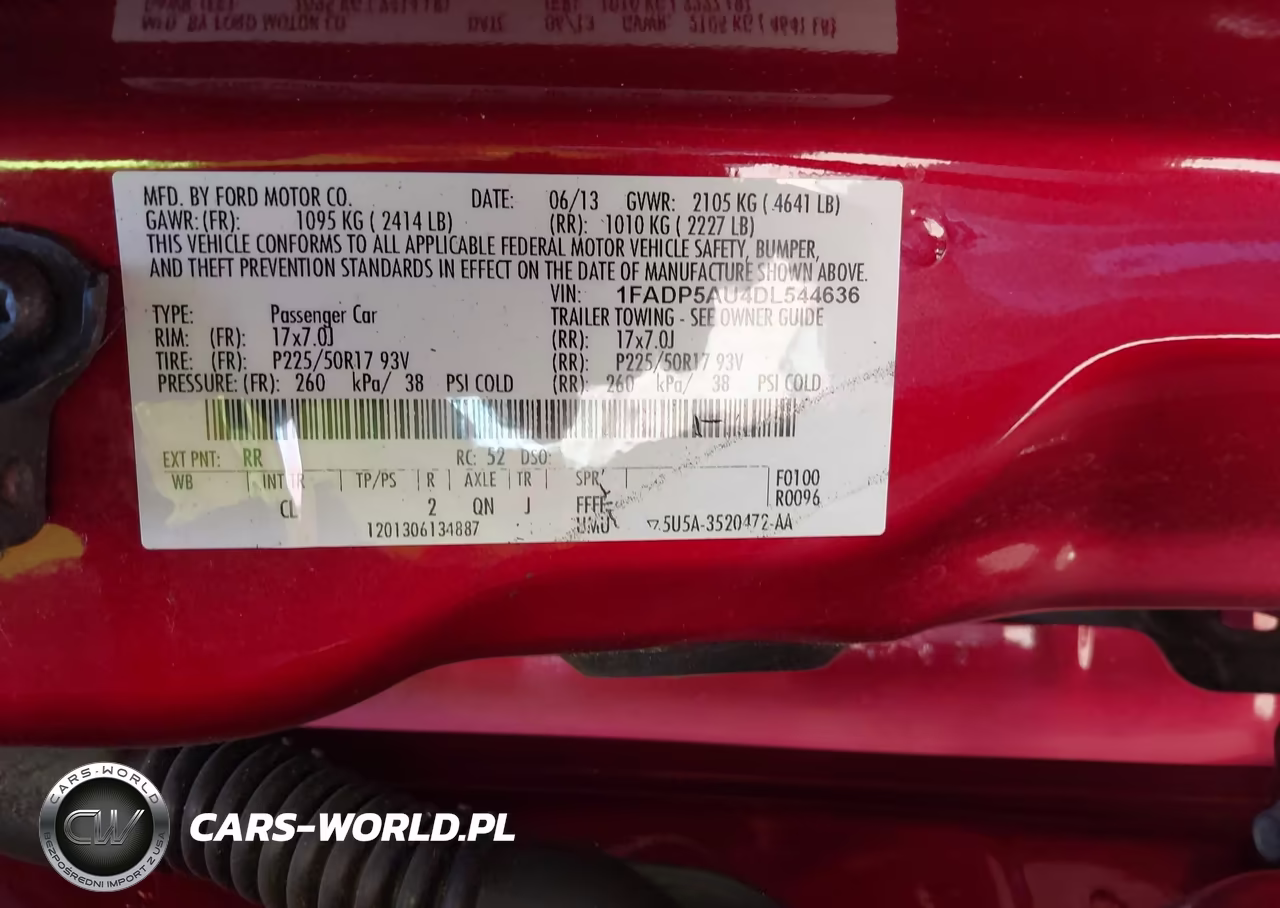 2013 Ford C-Max Hybrid Se VIN:1FADP5AU4DL544636 - 9