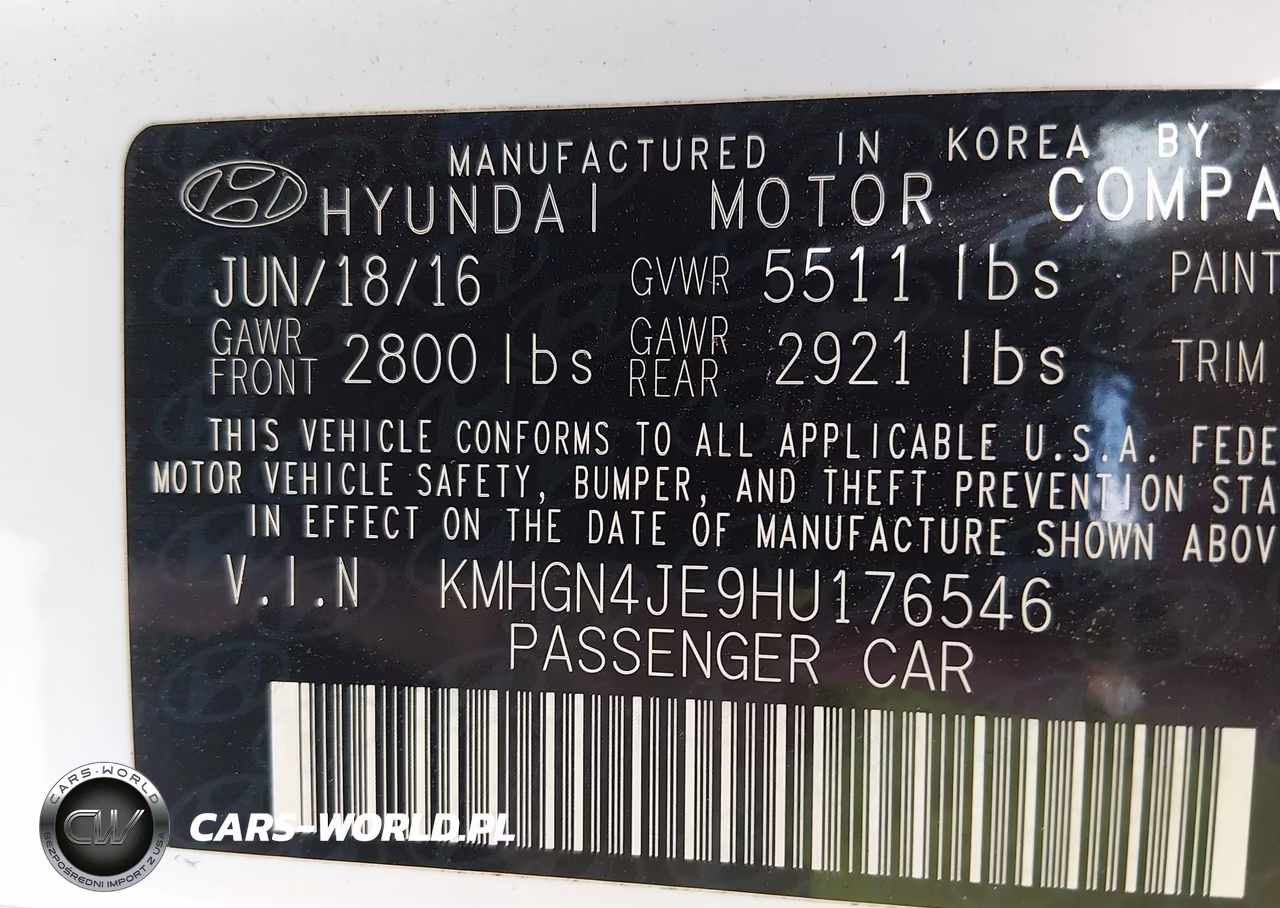 2017 Genesis G80 3.8 VIN:KMHGN4JE9HU176546 - 9
