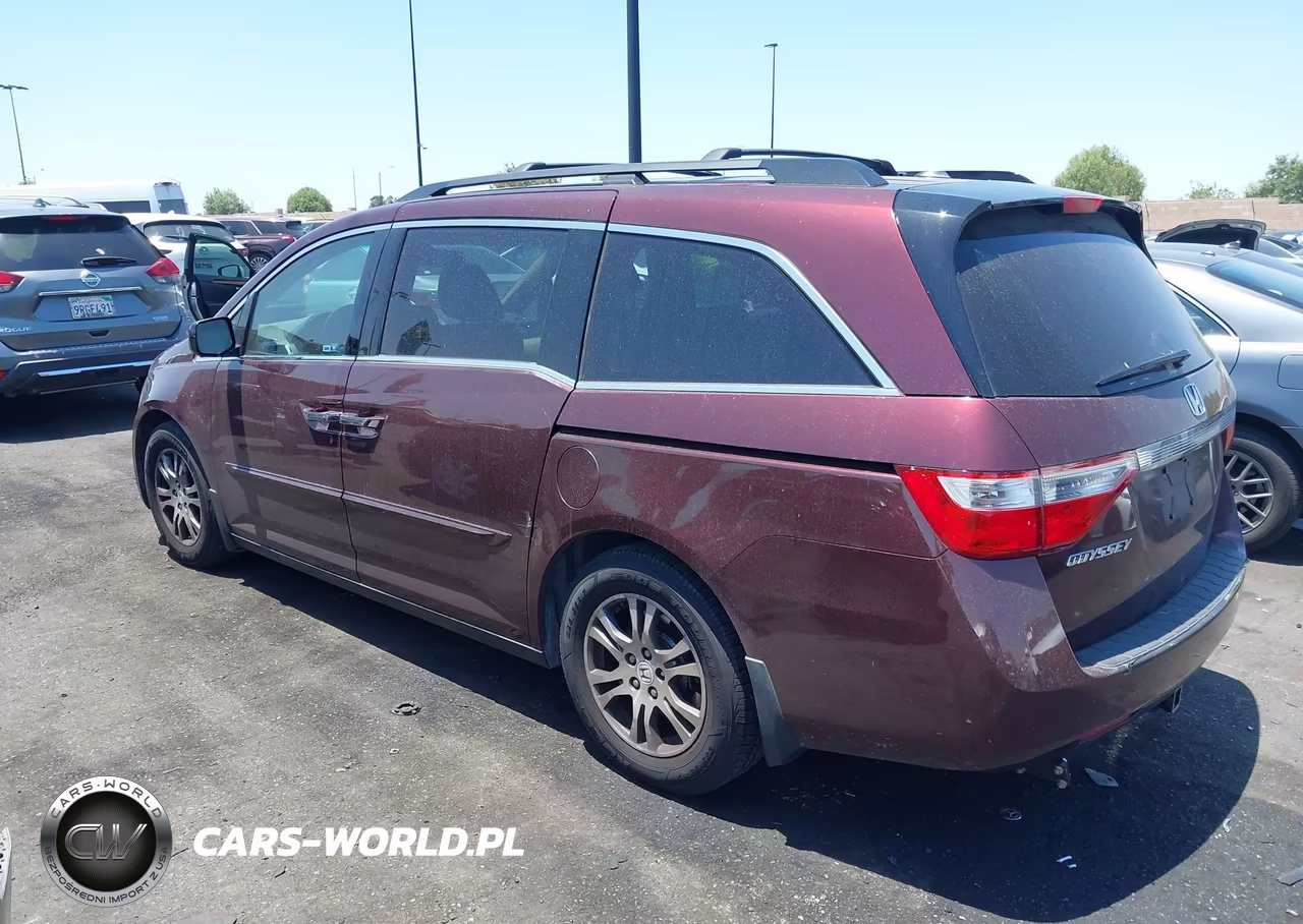 2012 Honda Odyssey Ex-L VIN:5FNRL5H60CB100481 - 3