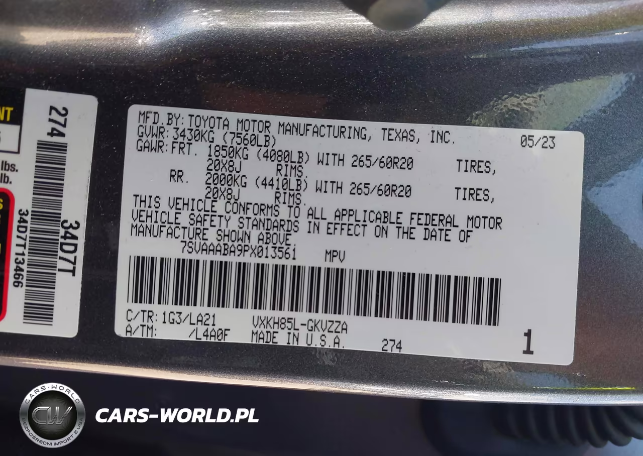 2023 Toyota Sequoia Platinum VIN:7SVAAABA9PX013561 - 9