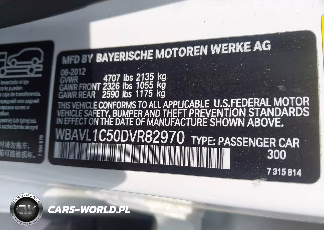 2013 BMW X1 xDrive28I VIN:WBAVL1C50DVR82970 - 9