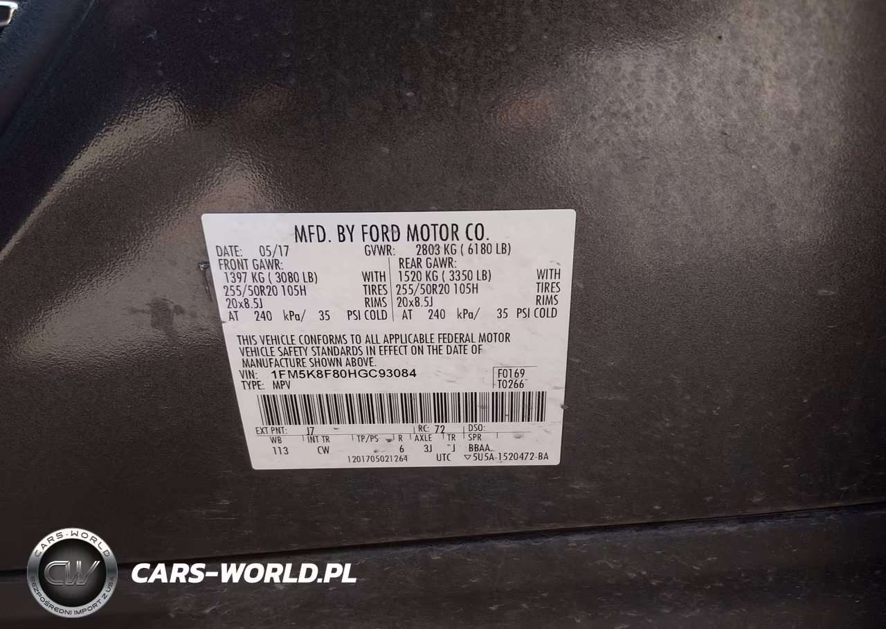 2017 Ford Explorer Limited VIN:1FM5K8F80HGC93084 - 9