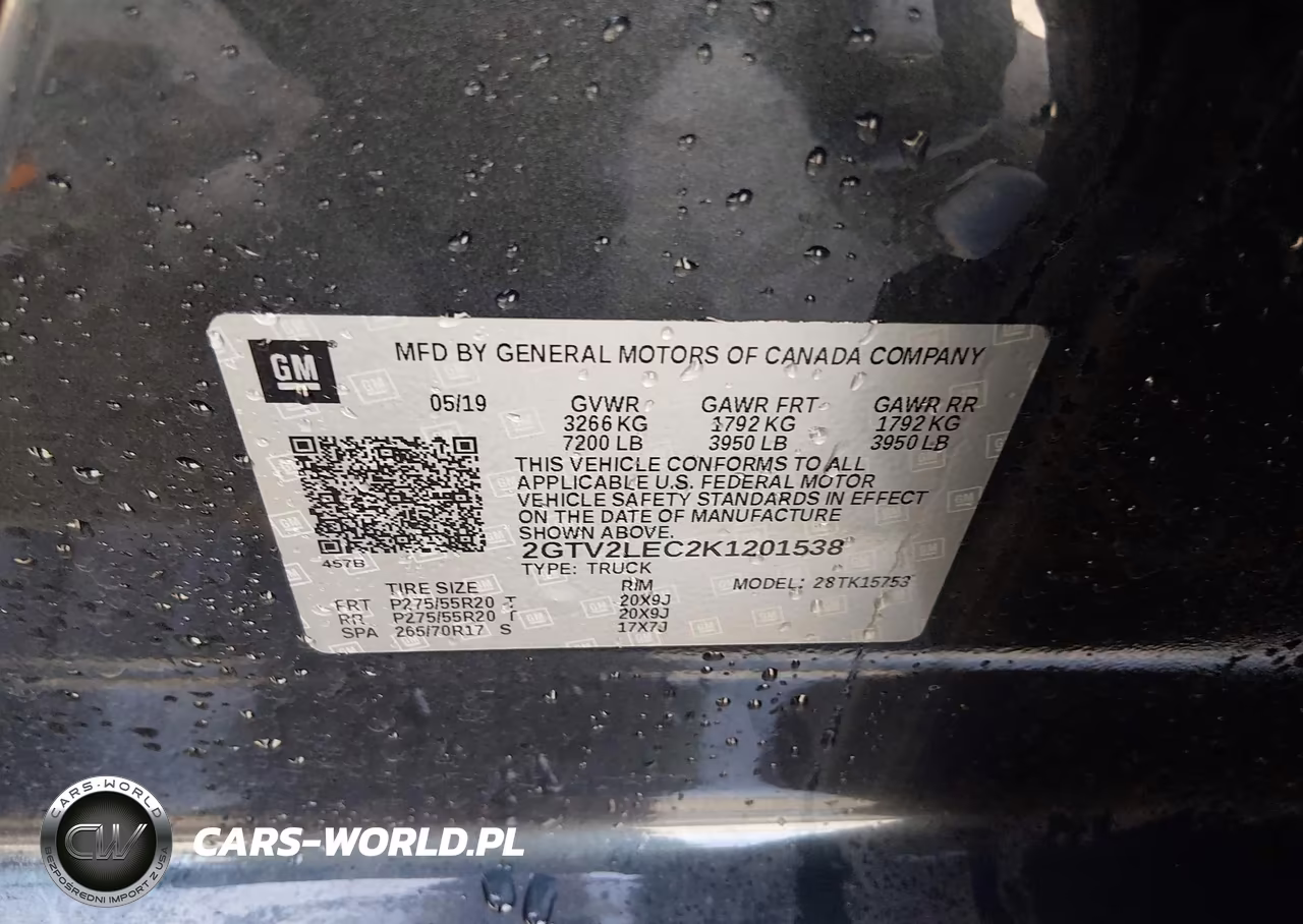 2019 GMC Sierra 1500 Limited VIN:2GTV2LEC2K1201538 - 9