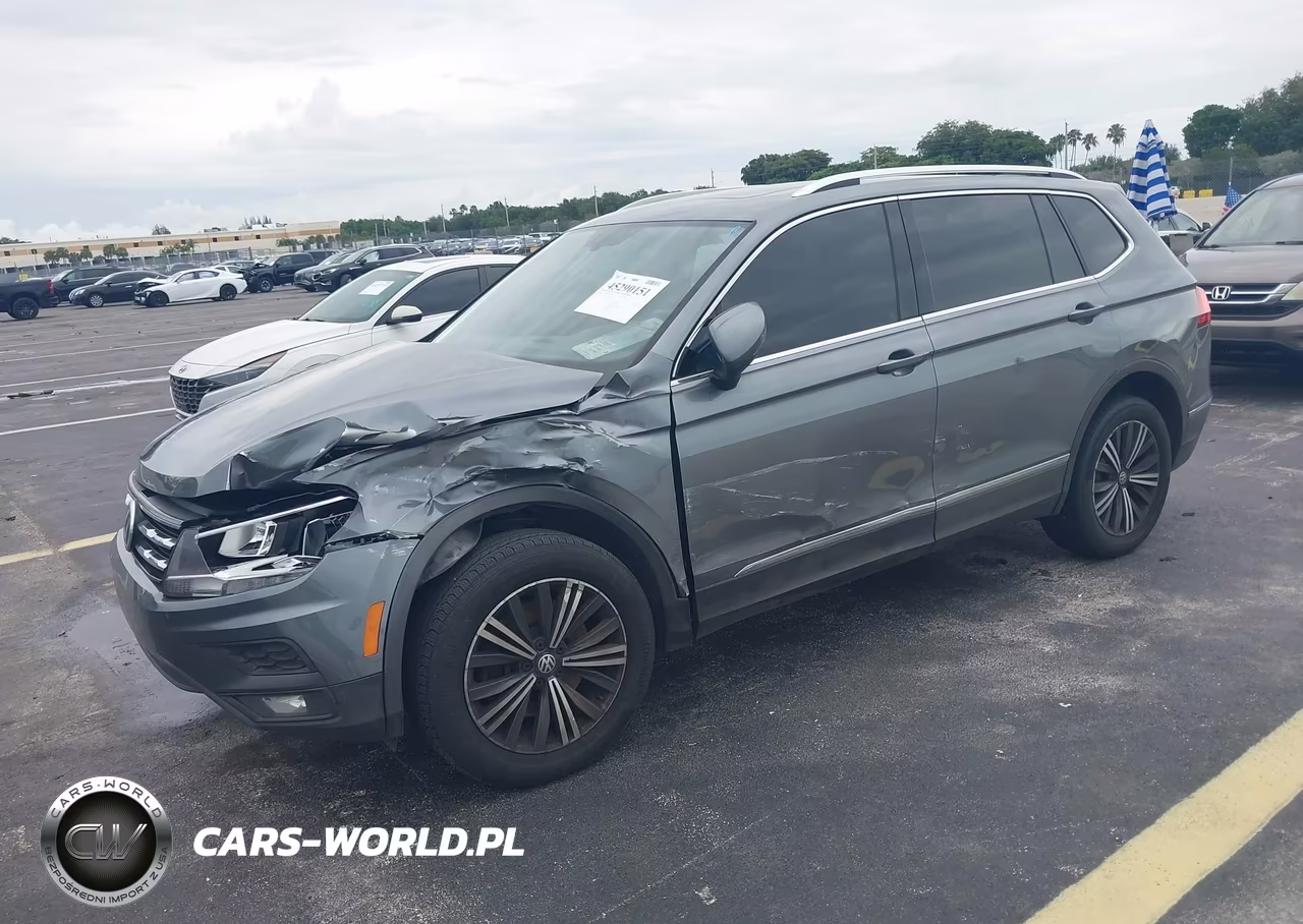 2018 Volkswagen Tiguan 2.0T Se-2.0T Sel VIN:3VV3B7AX0JM003489 - 2