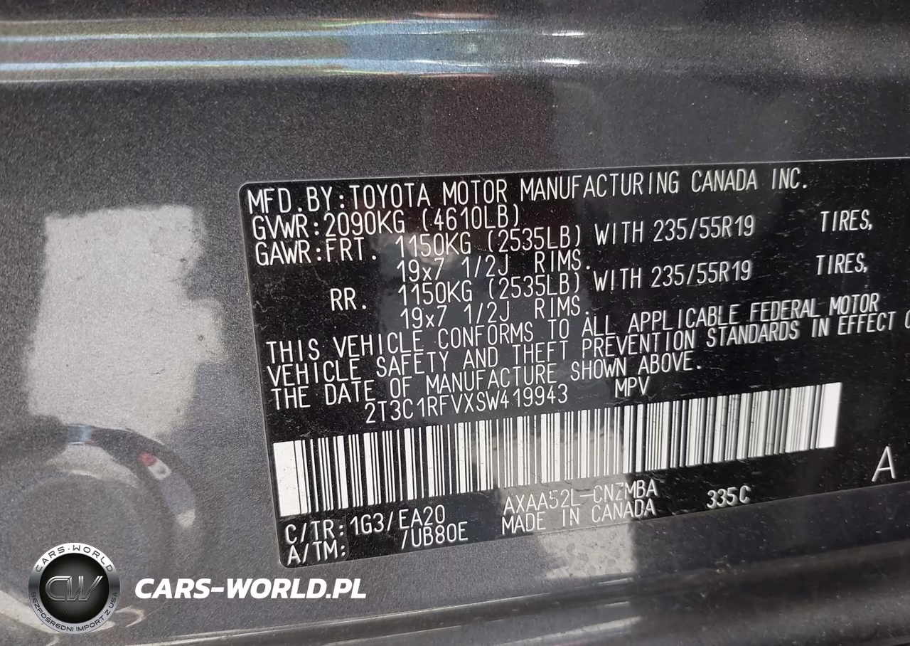 2025 Toyota Rav4 Xle Premium VIN:2T3C1RFVXSW419943 - 9