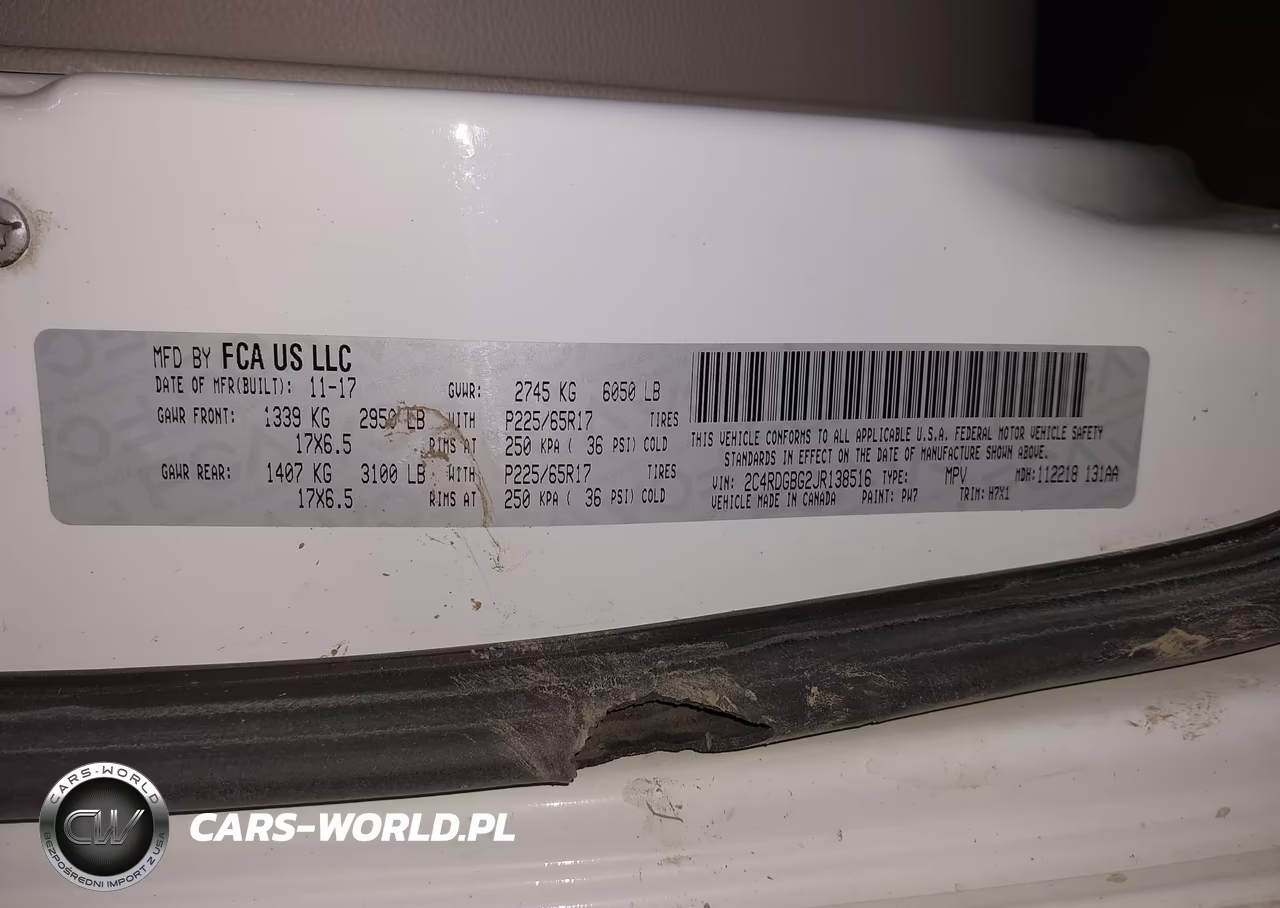 2018 Dodge Grand Caravan Se VIN:2C4RDGBG2JR138516 - 9