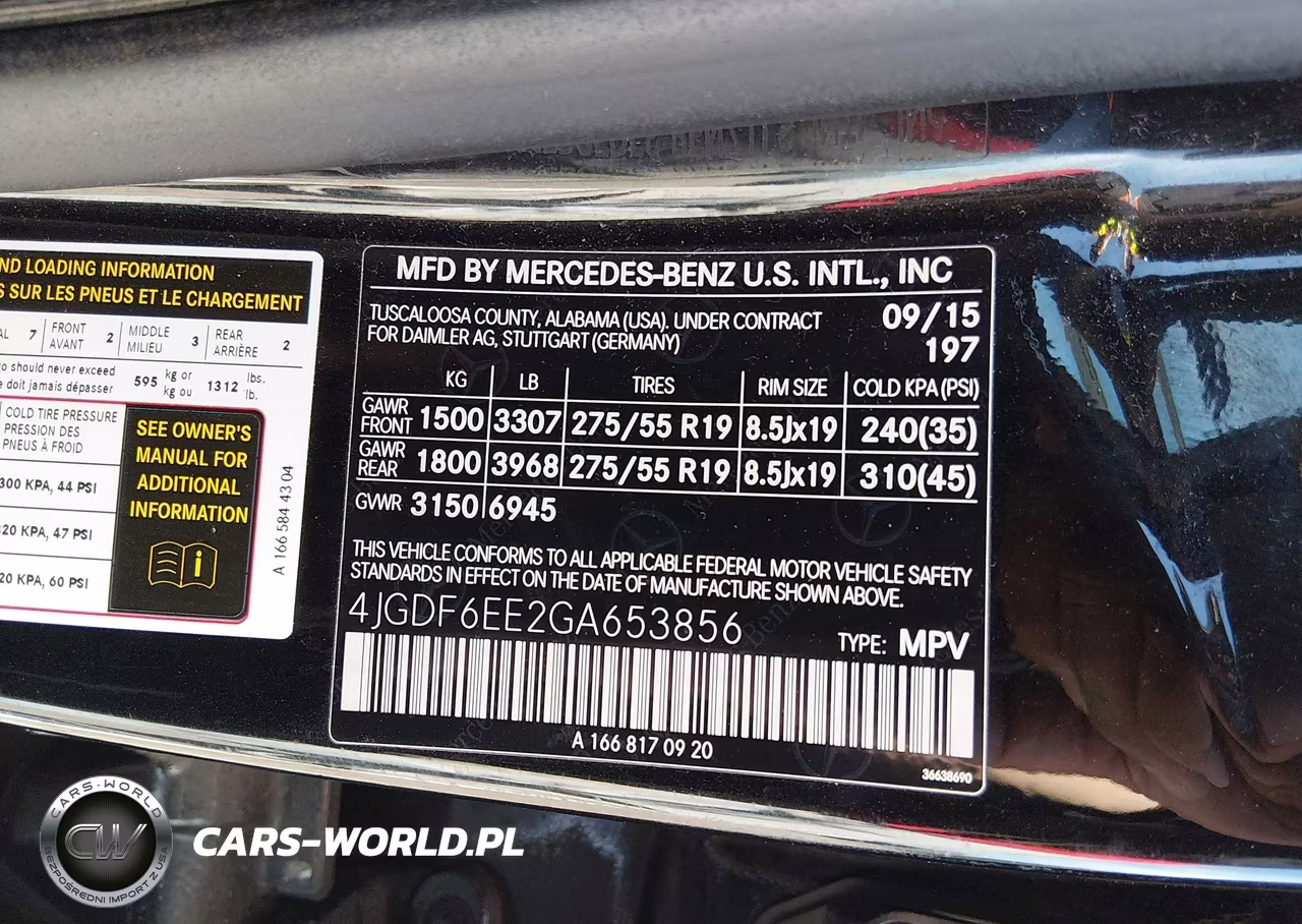 2016 Mercedes-Benz Gl 450 4Matic VIN:4JGDF6EE2GA653856 - 9