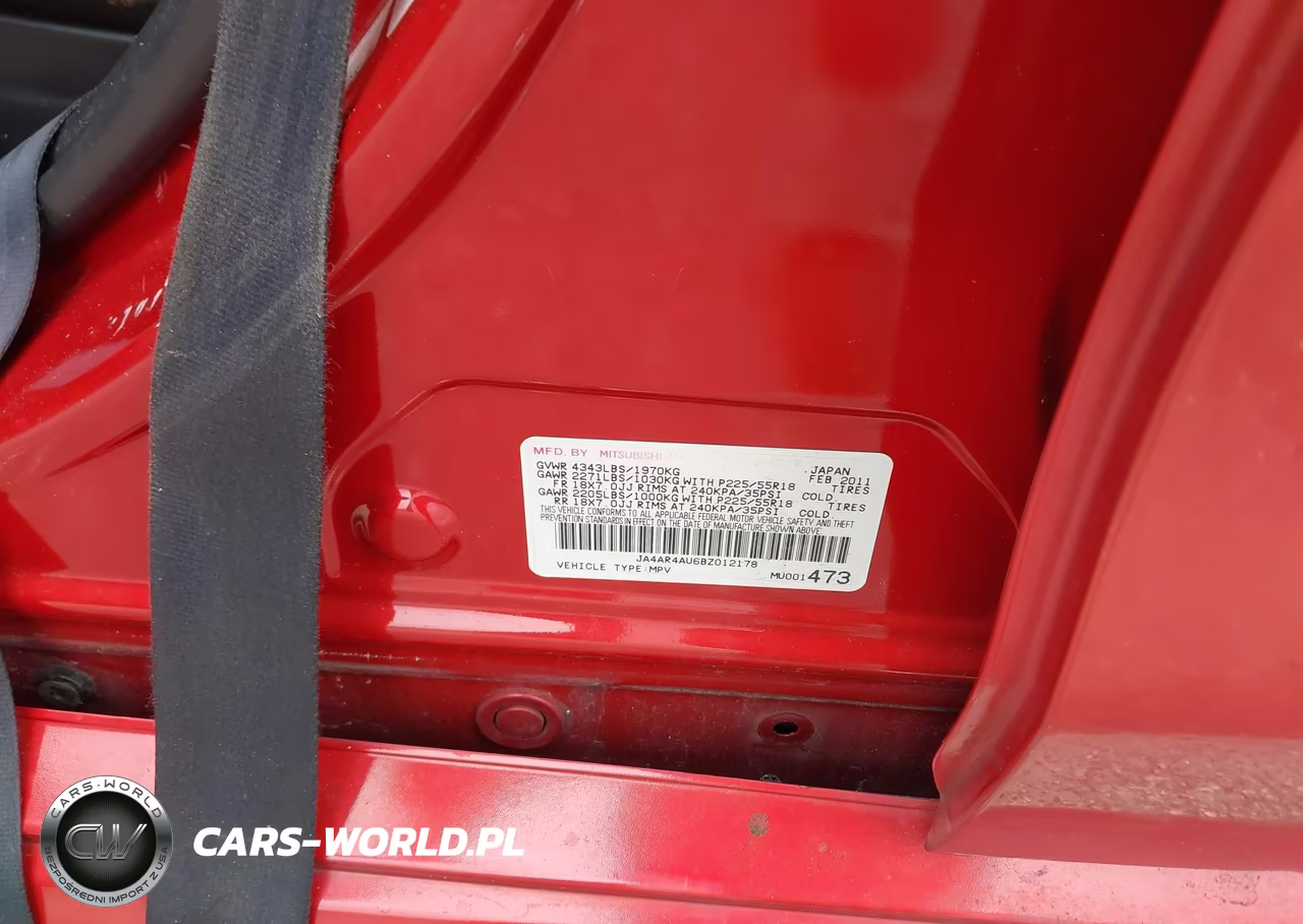 2011 Mitsubishi Outlander Sport Se VIN:JA4AR4AU6BZ012178 - 9