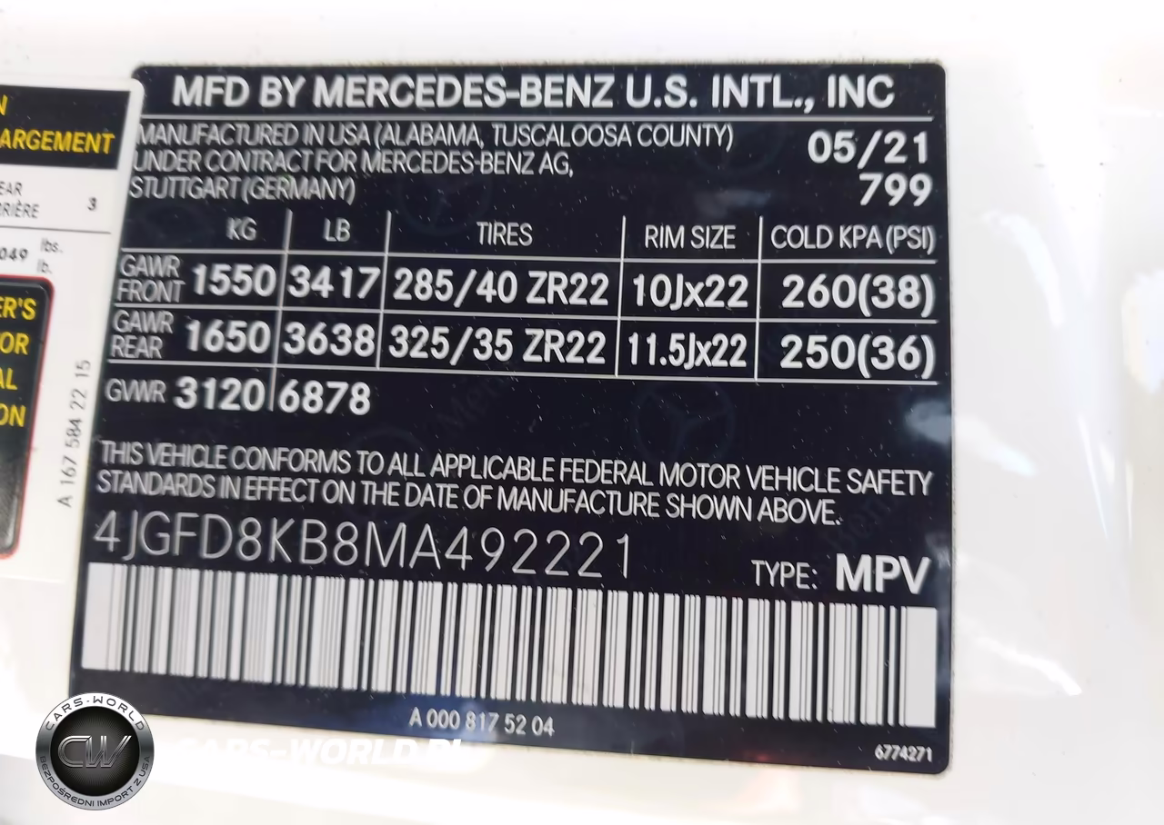 2021 Mercedes-Benz Amg Gle 63 Coupe S 4Matic VIN:4JGFD8KB8MA492221 - 9